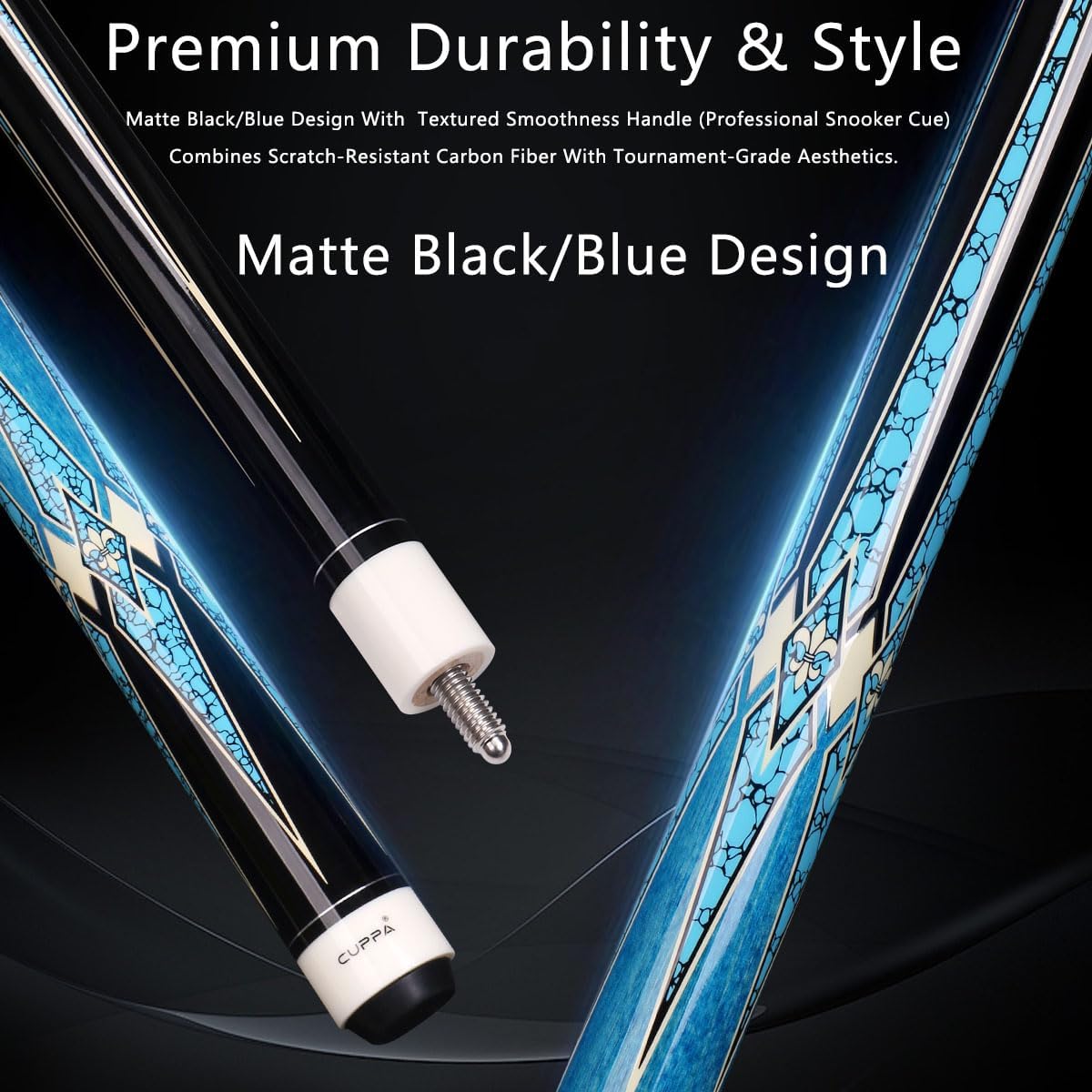 CUPPA 58" Maple & Carbon Fiber Cue