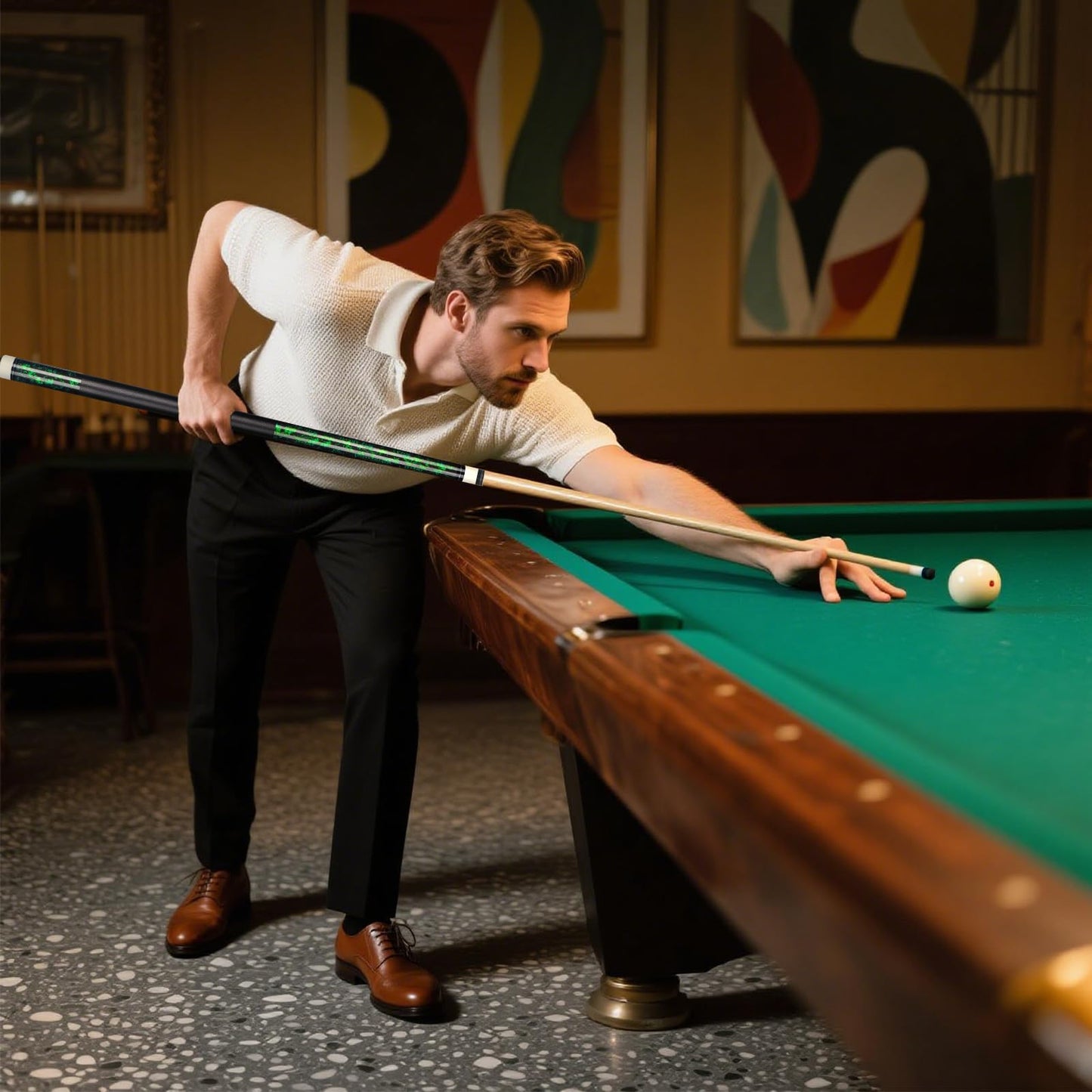 LOTKEY 4-Piece Pool Cue Set