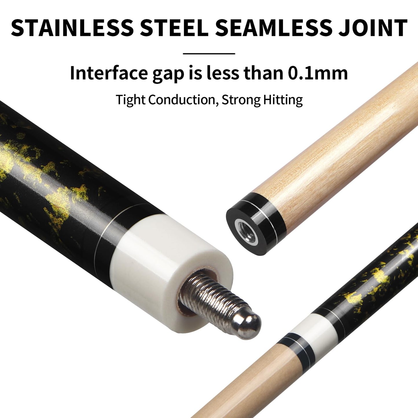 LOTKEY 4-Piece Pool Cue Set