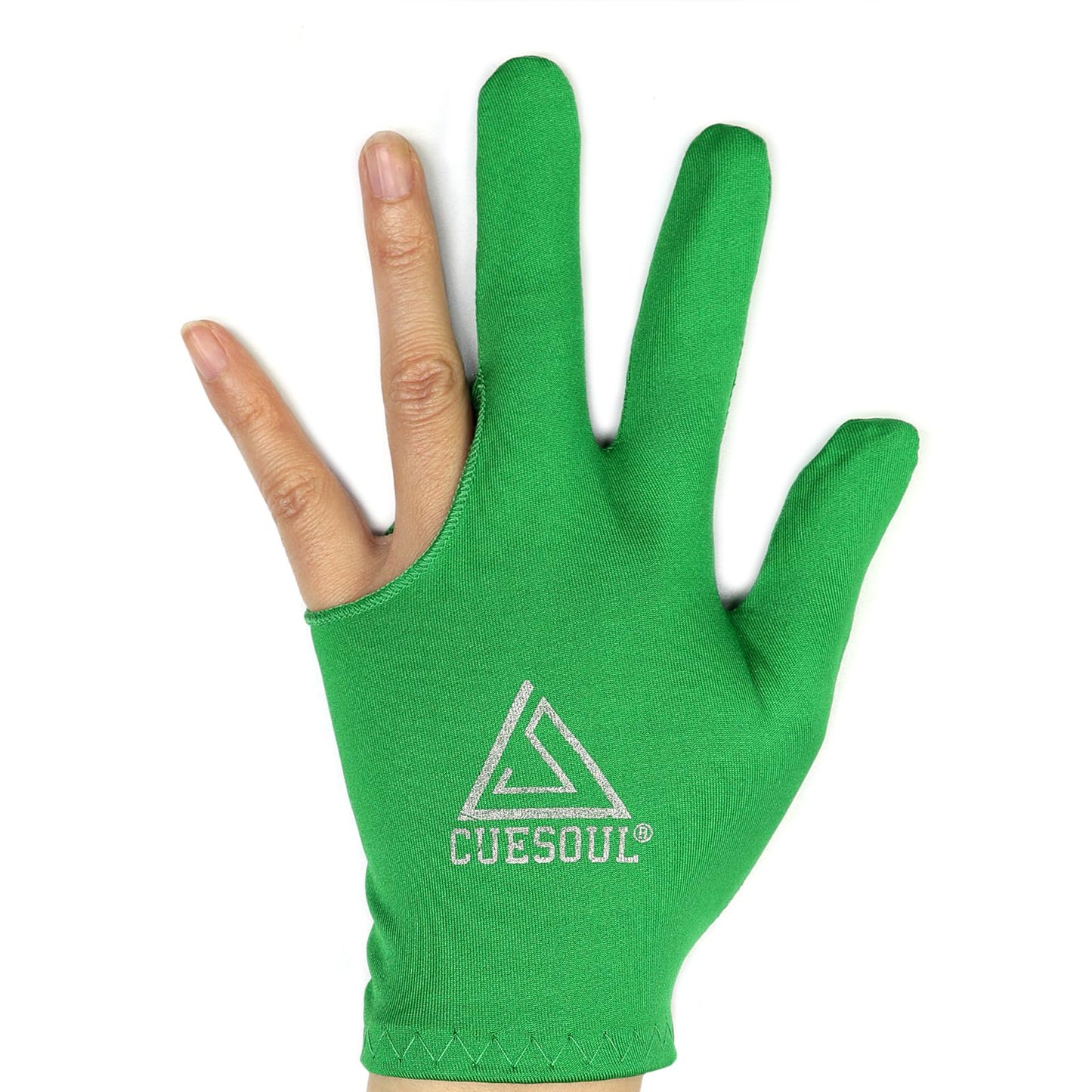 CUESOUL 10pcs 3-Finger Pool Cue Gloves