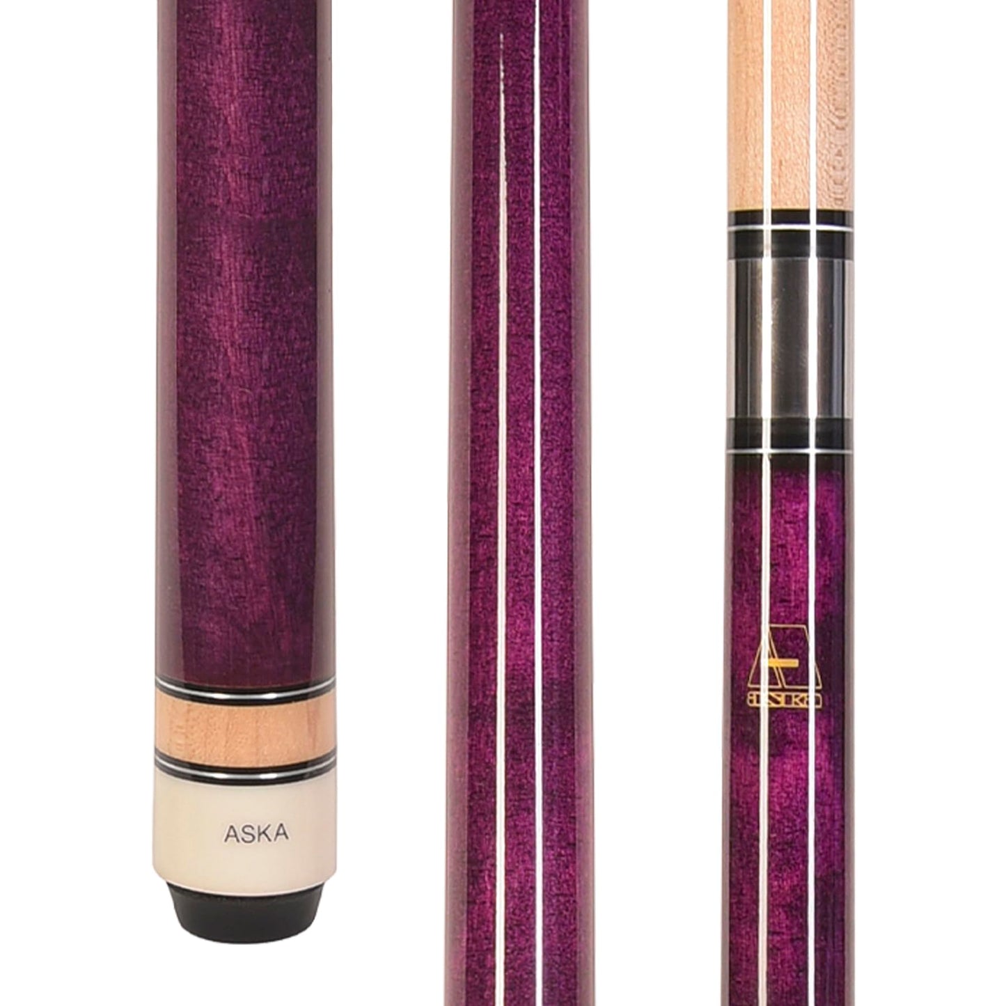 ASKA L3 58" No Wrap Pool Cue – Maple, 13mm Tip