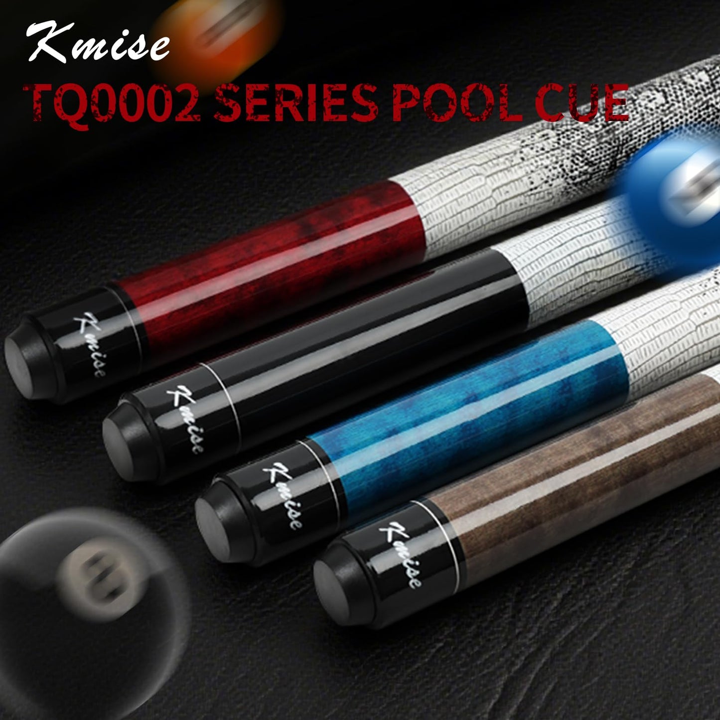 Kmise 58" Low-Deflection Pool Cue