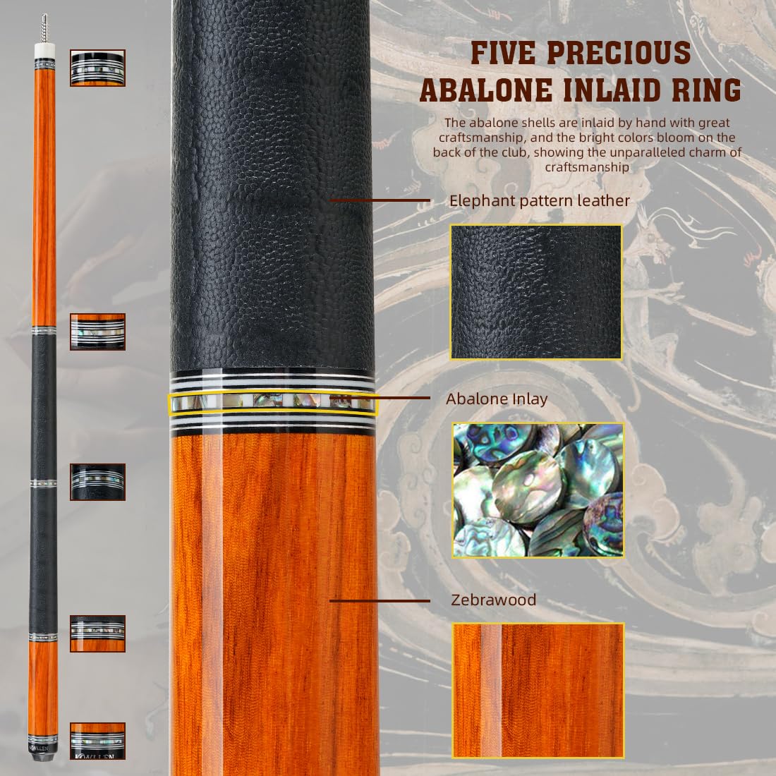 KONLLEN AXA Carbon Fiber Pool Cue