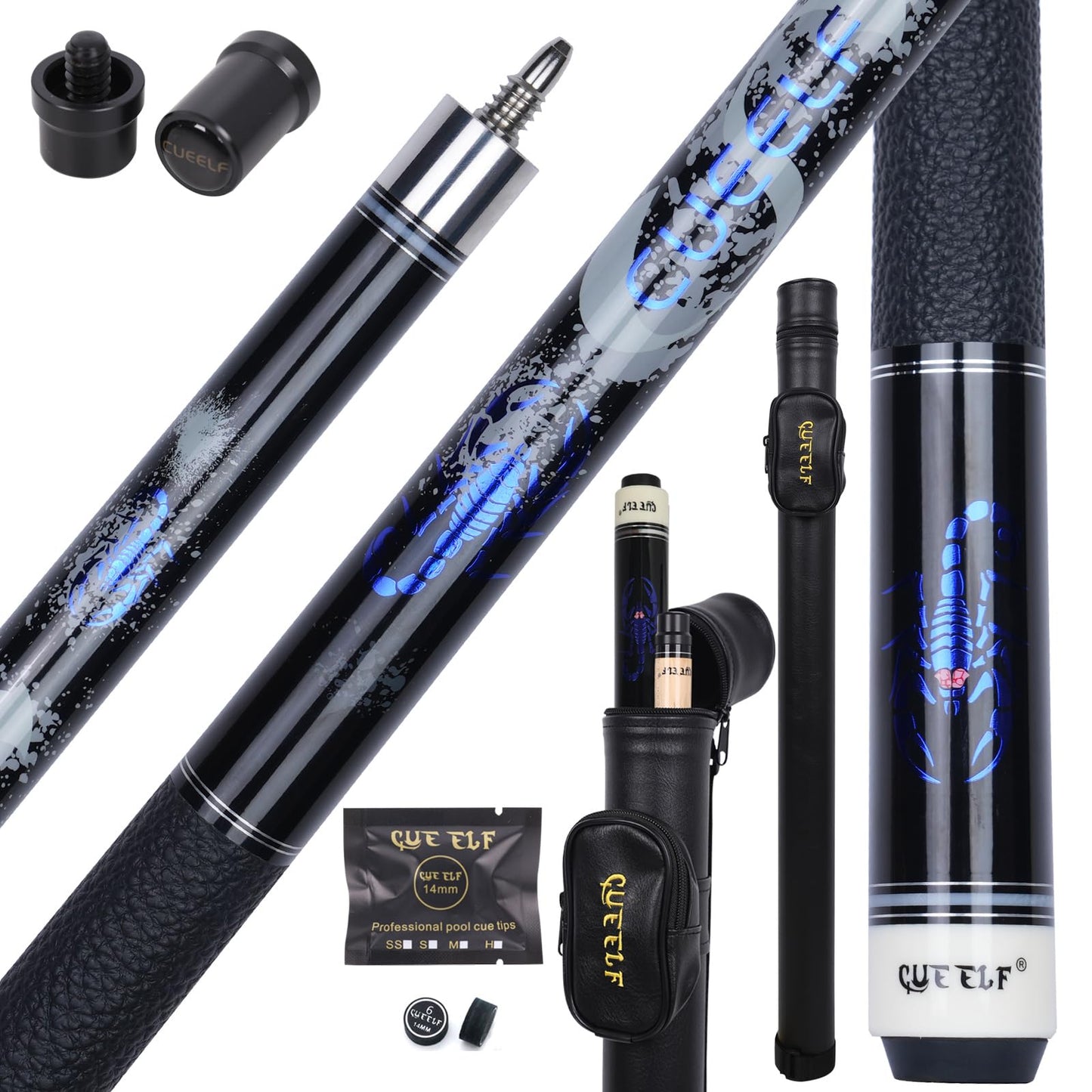 Scorpion 58" Maple Pool Cue 19.5-21oz