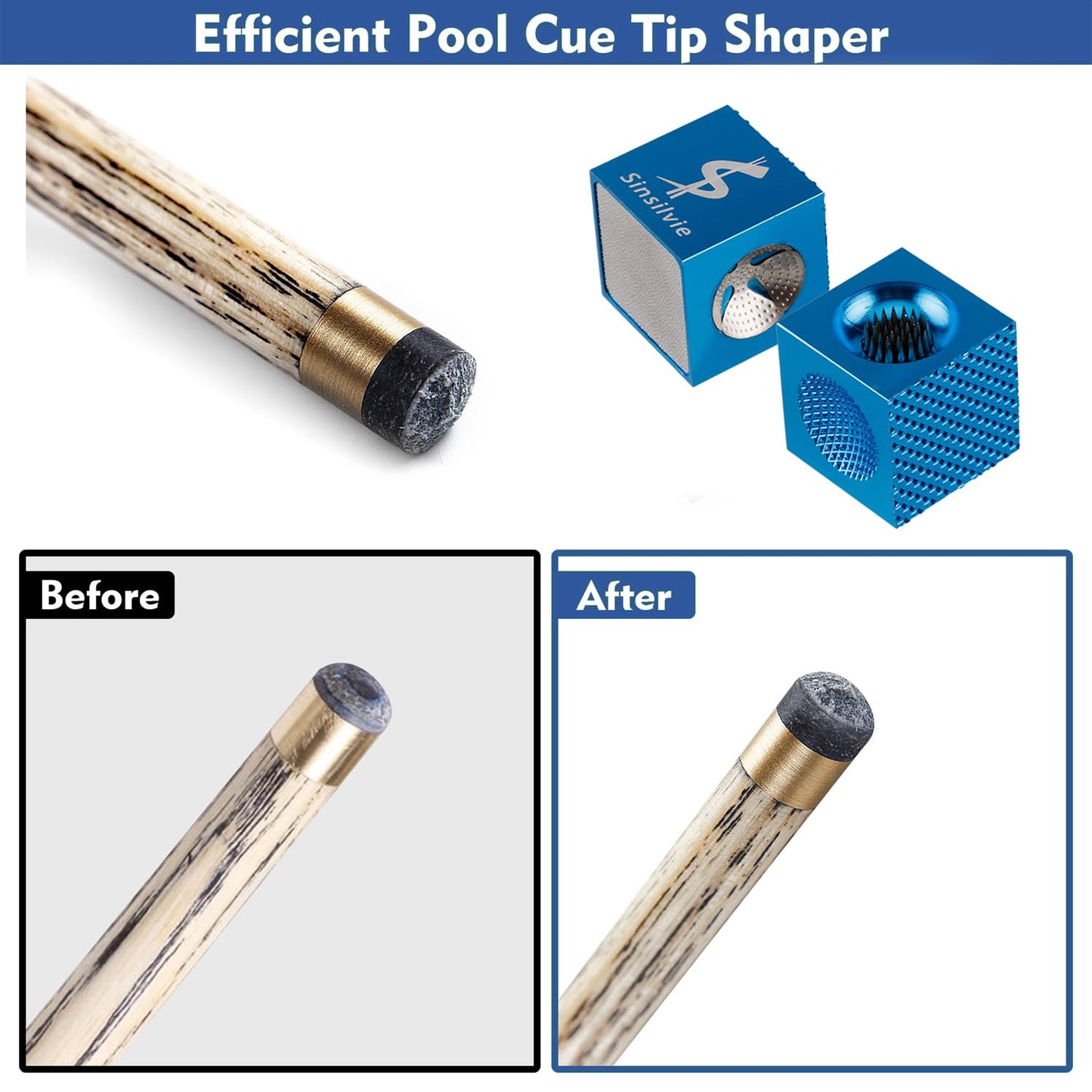 5-in-1 Pool Cue Tip Tool