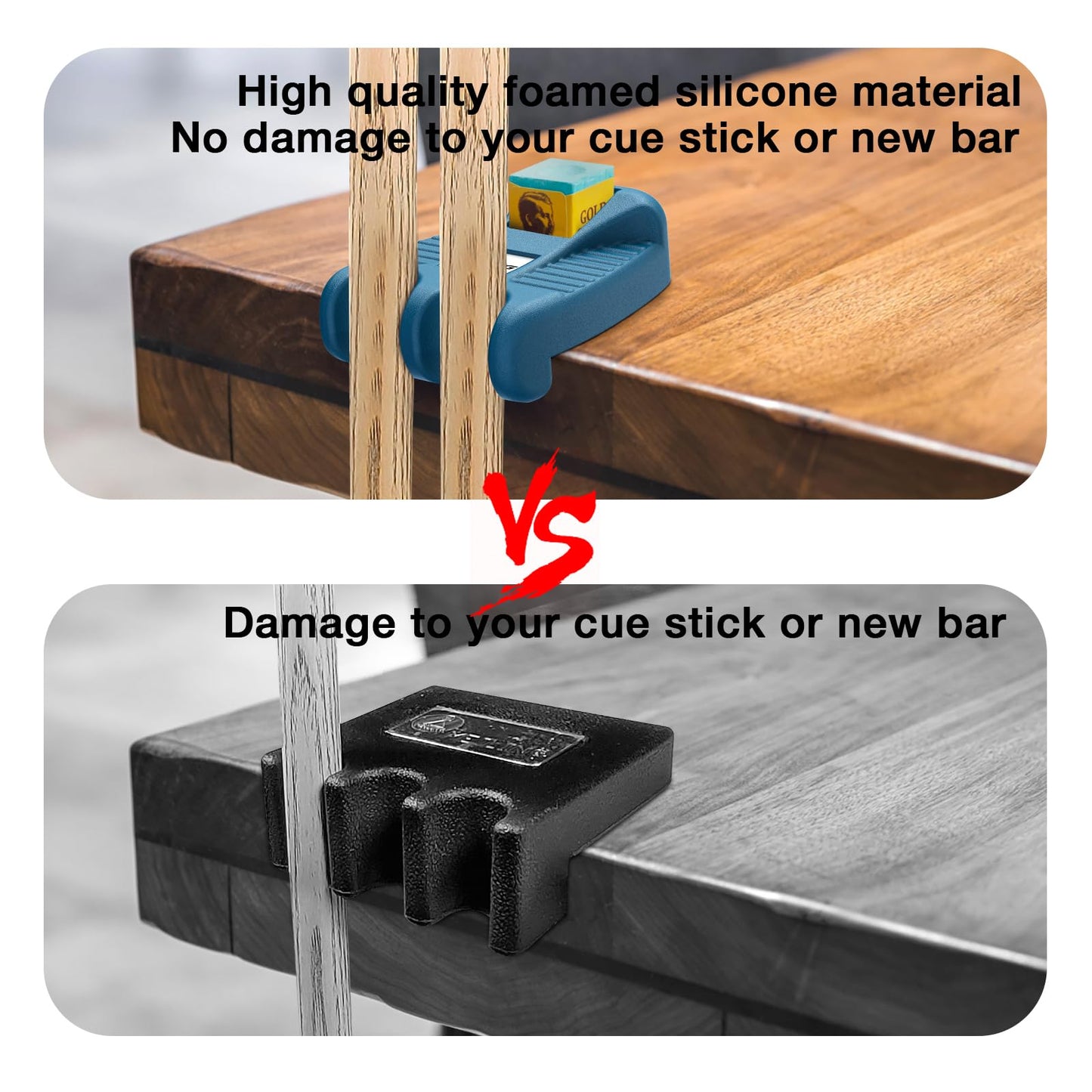 Portable Weighted Cue Rest