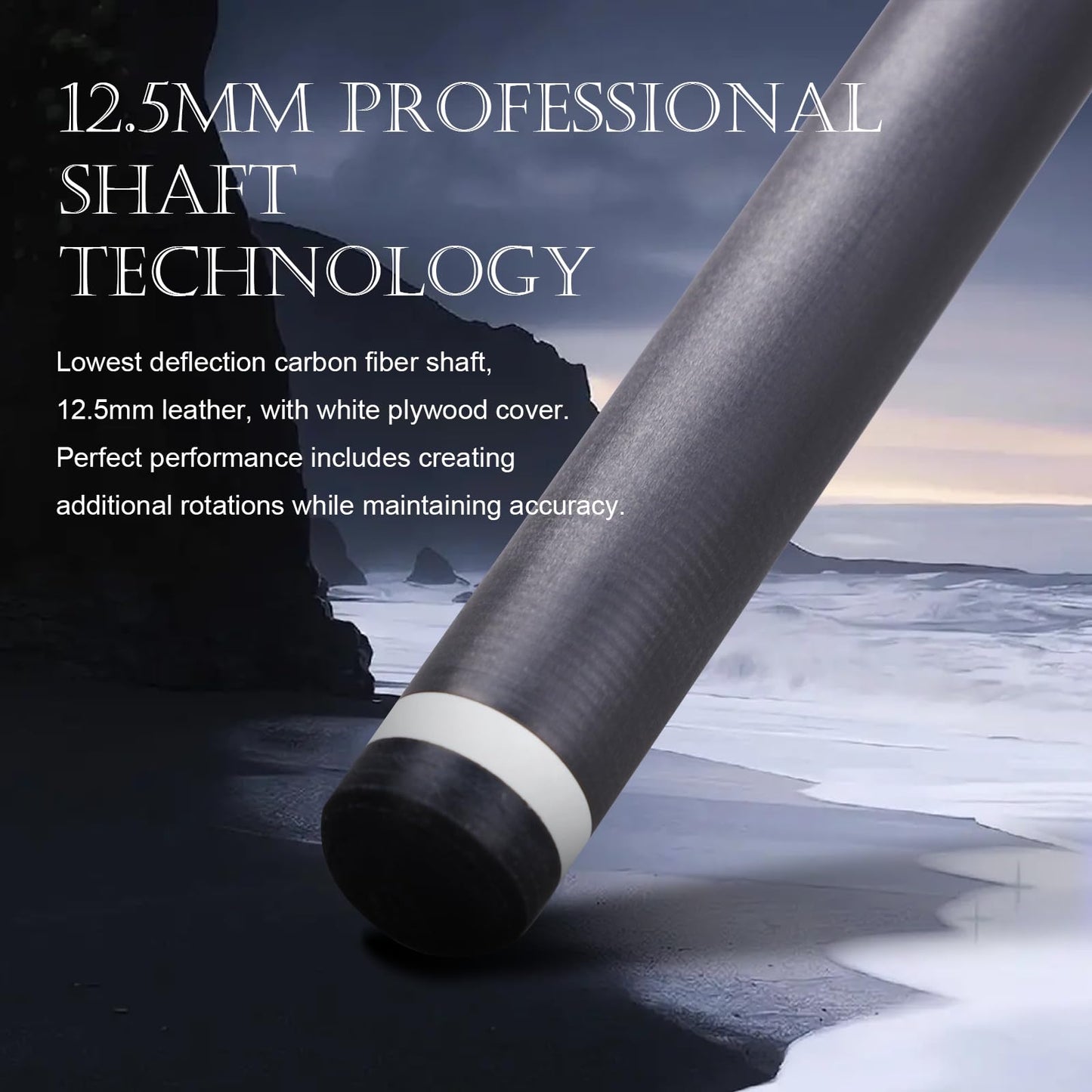 CROWN ME Carbon Fiber Pool Cue