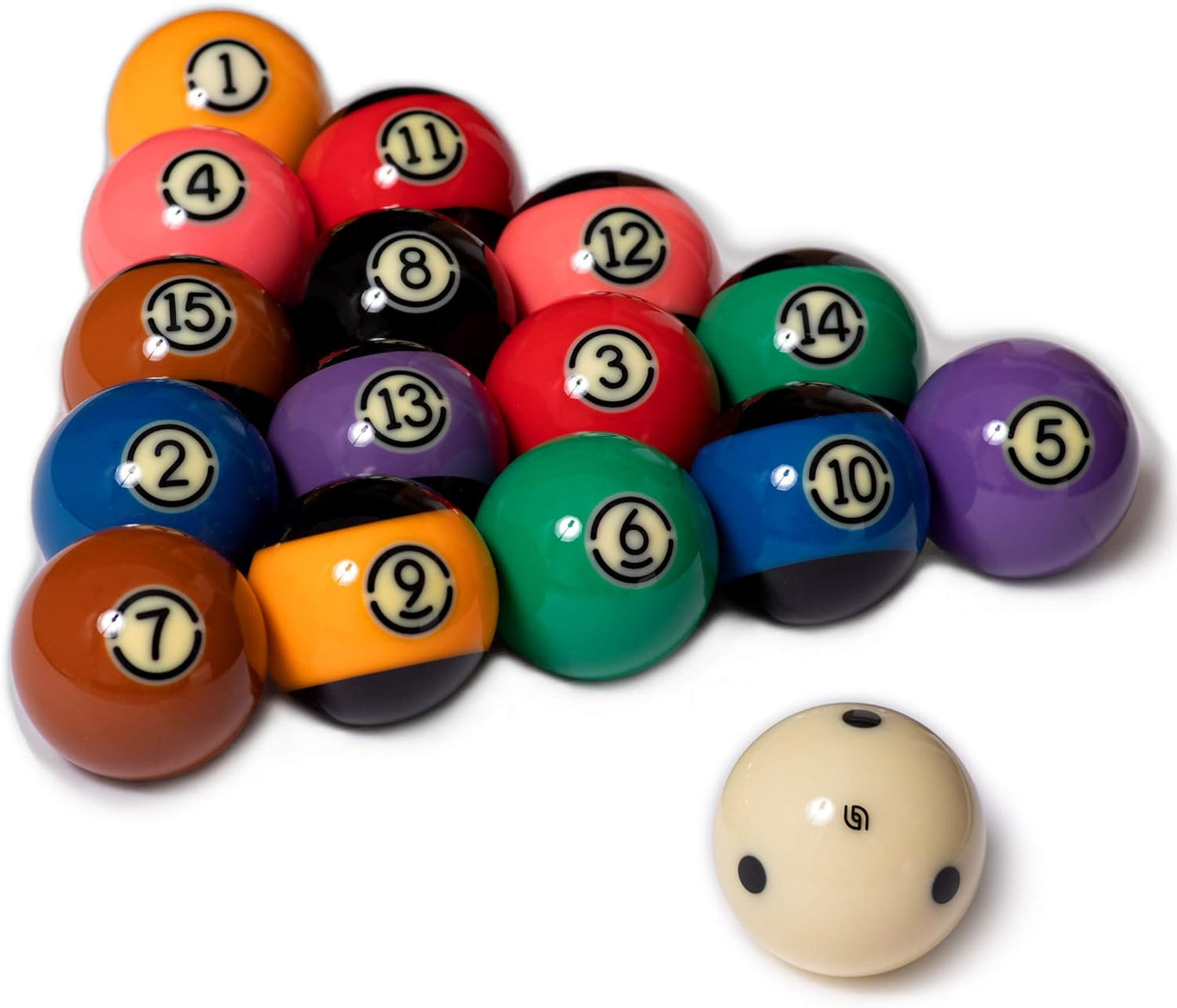 Aramith Tournament Black TV Billiard Pool Ball Set 2 1/4"…