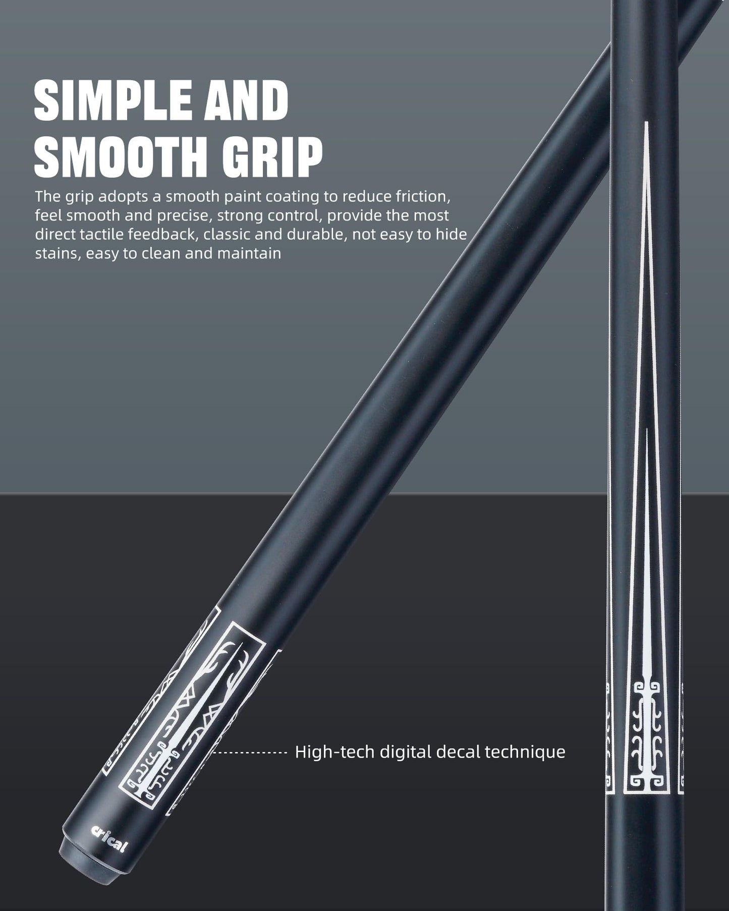 CRICAL 58" Carbon Fiber Pool Cue