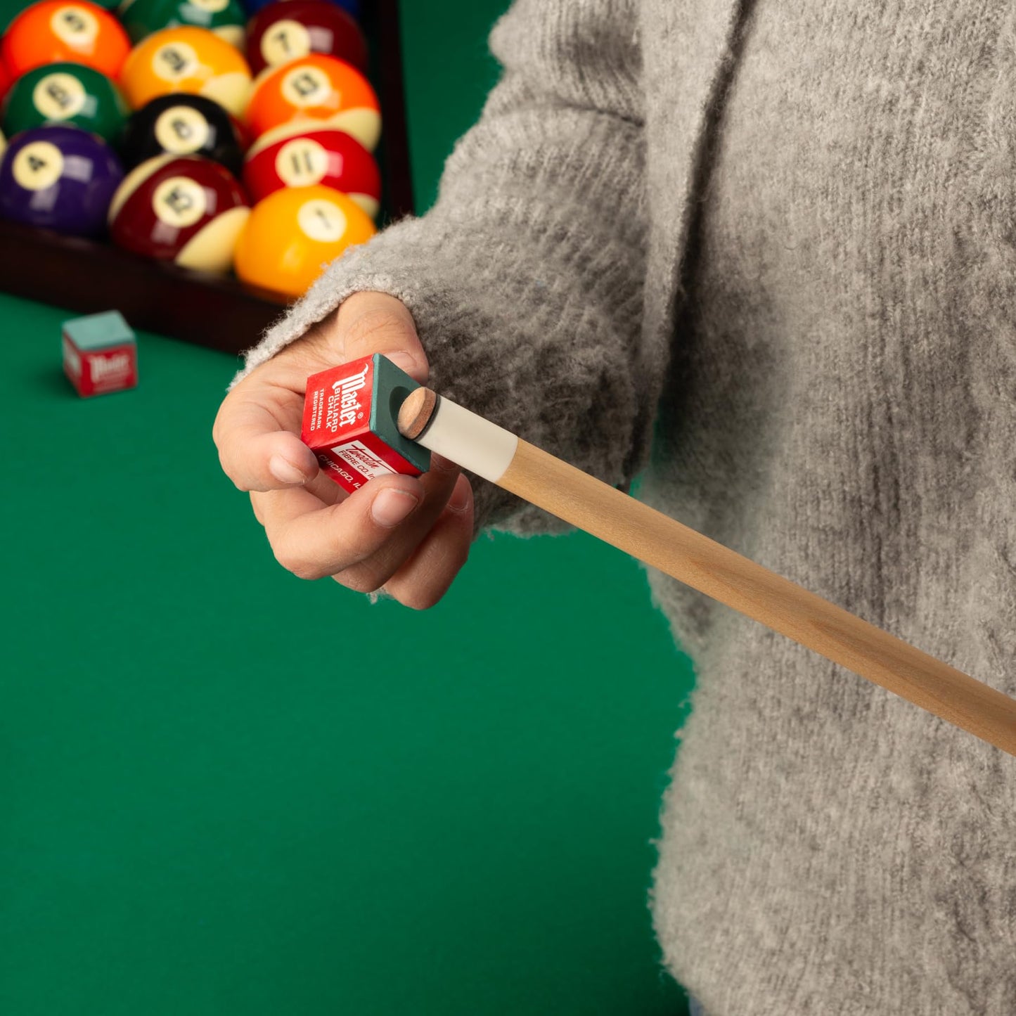 Master Billiard/Pool Cue Chalk Box, 12 Cubes