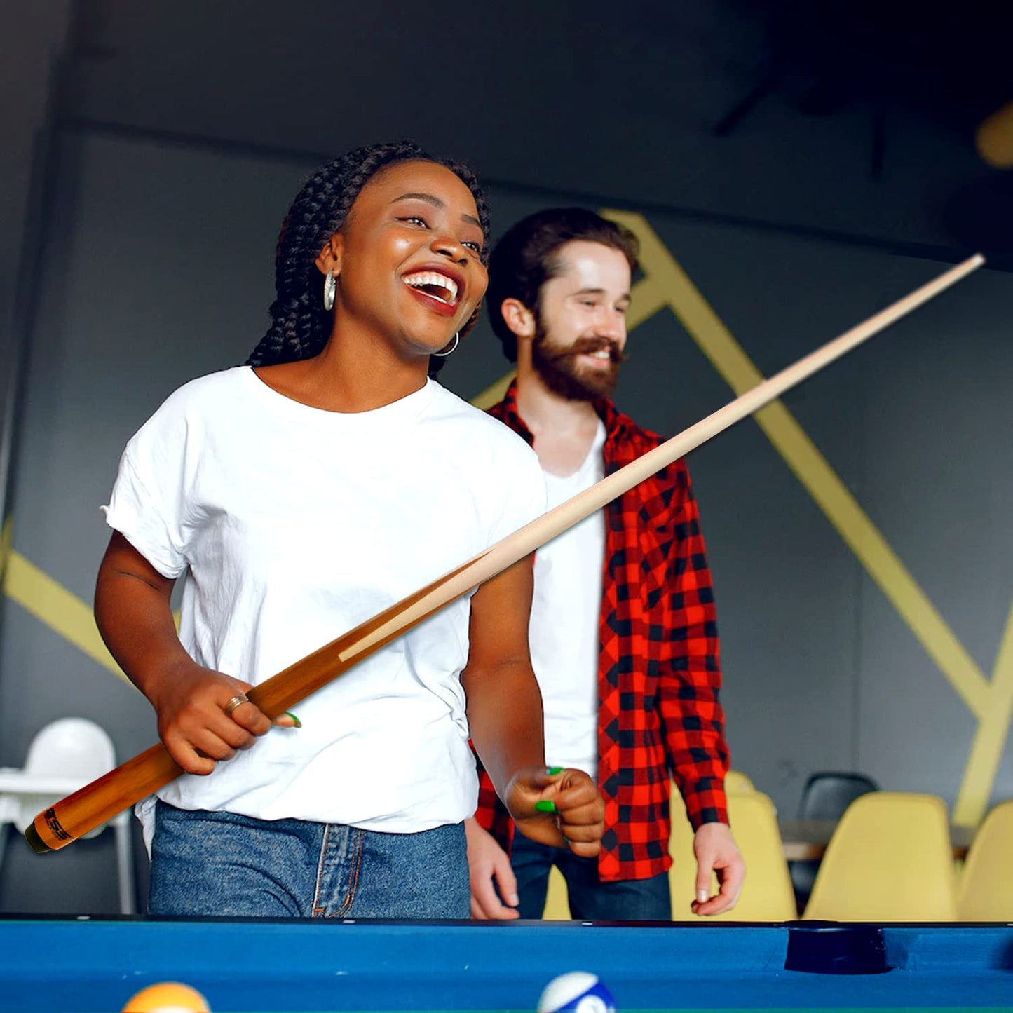 GSE 1-Piece Maple Pool Cue (36"-58")