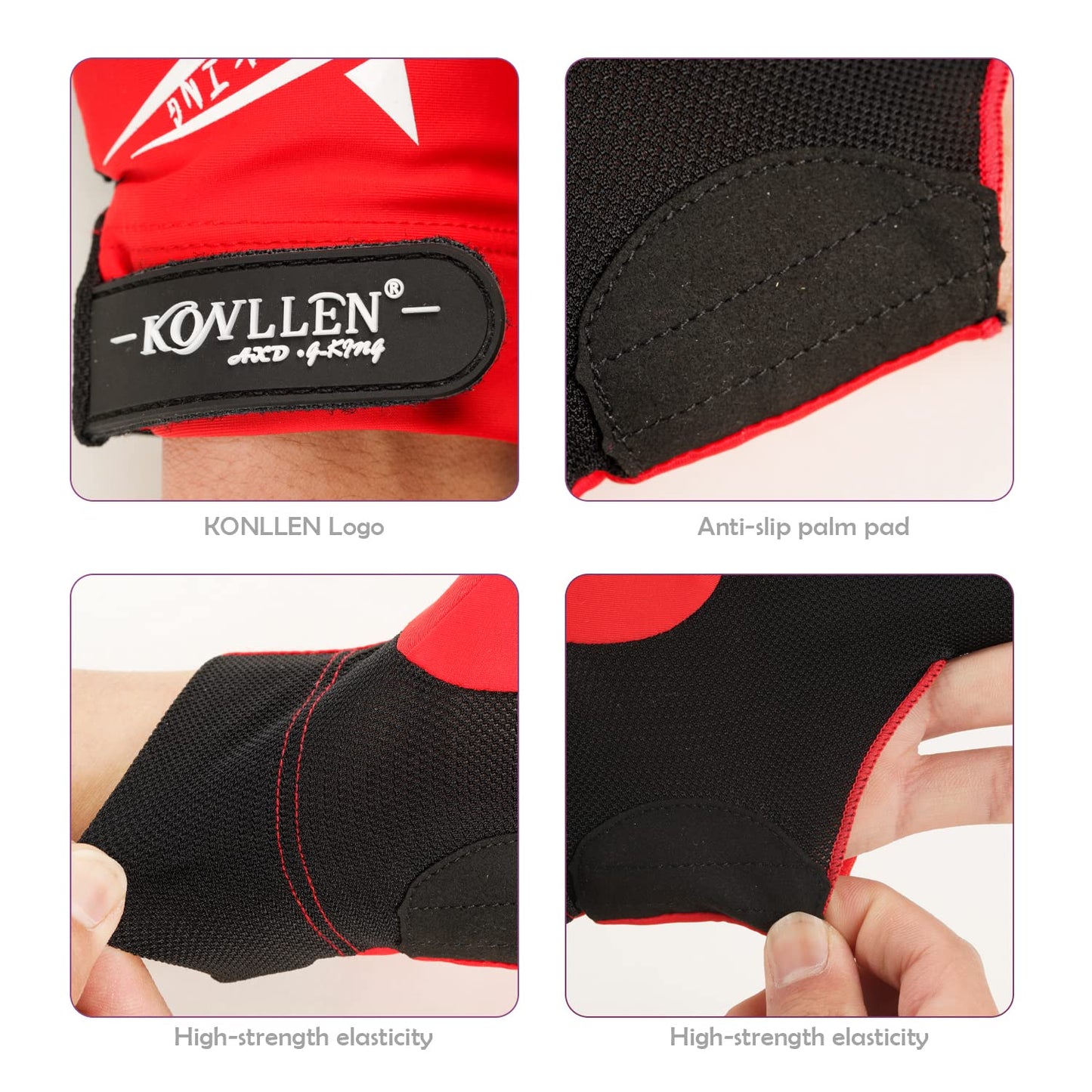 KONLLEN Adjustable Billiard Gloves