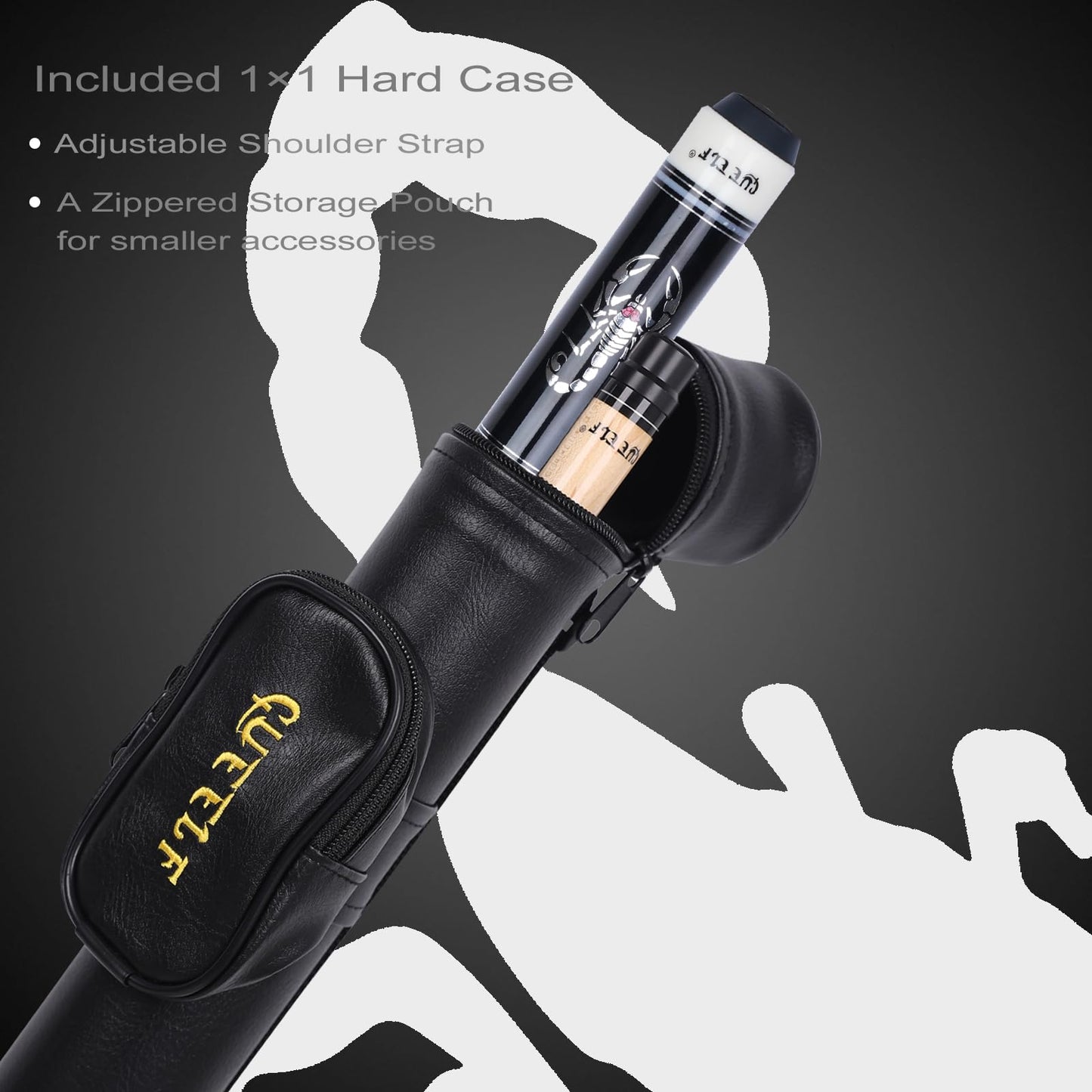 Scorpion 58" Maple Pool Cue 19.5-21oz