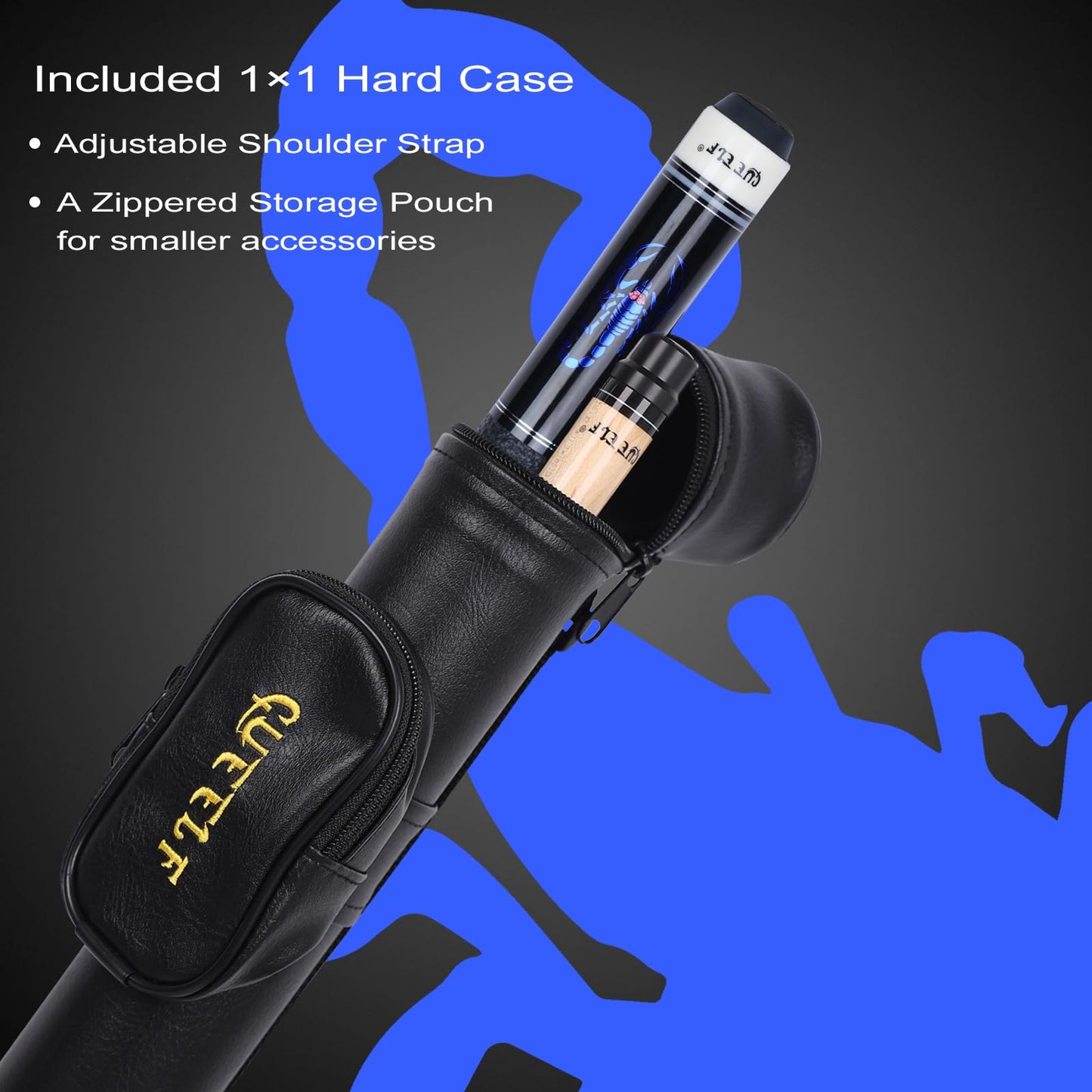 Scorpion 58" Maple Pool Cue 19.5-21oz