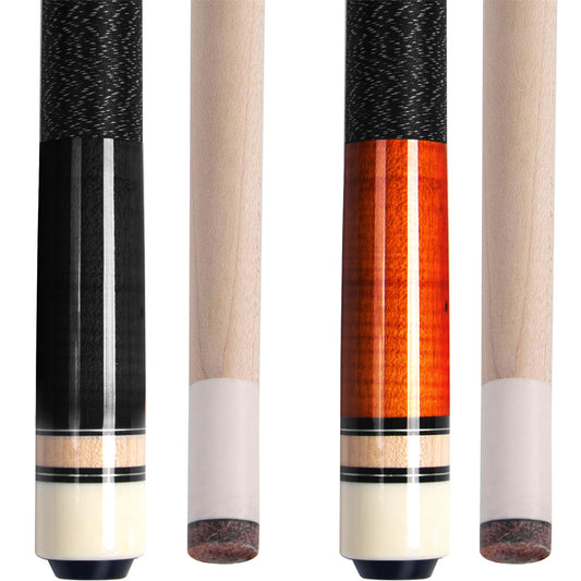 AKLOT 4x 58" Maple Pool Cues