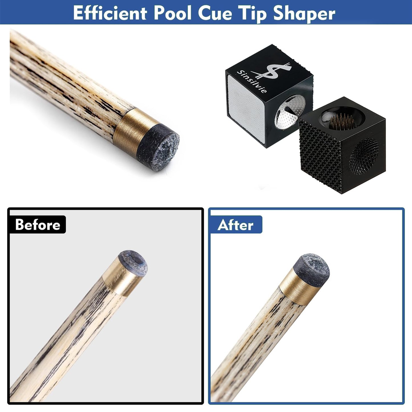 5-in-1 Pool Cue Tip Tool