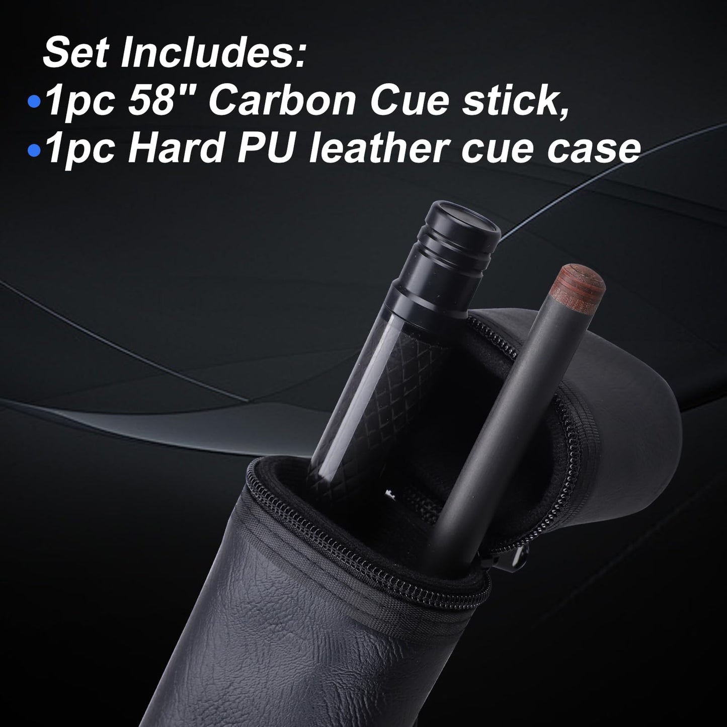 CROWN ME Carbon Fiber Pool Cue