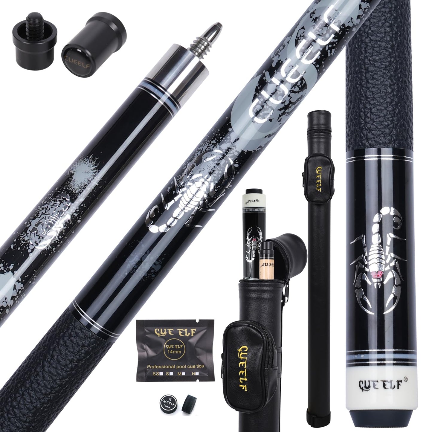 Scorpion 58" Maple Pool Cue 19.5-21oz