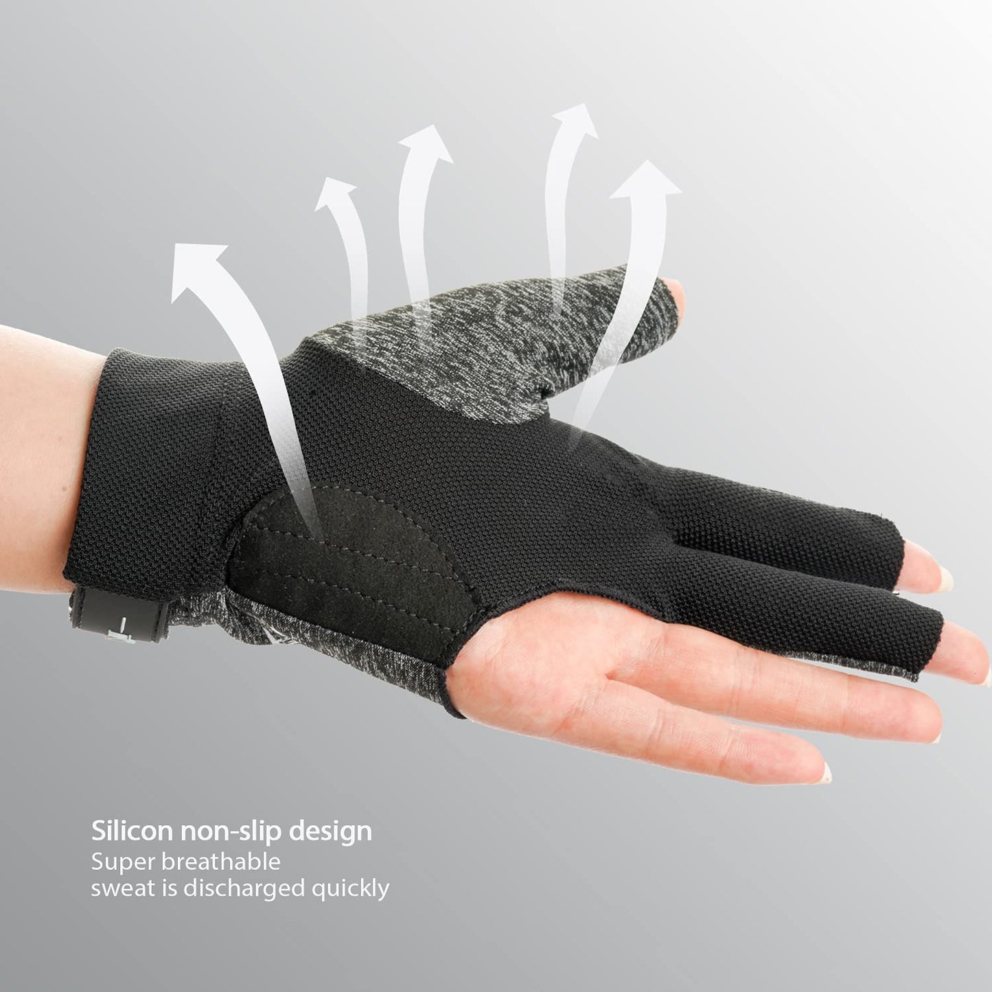 KONLLEN Adjustable Billiard Gloves