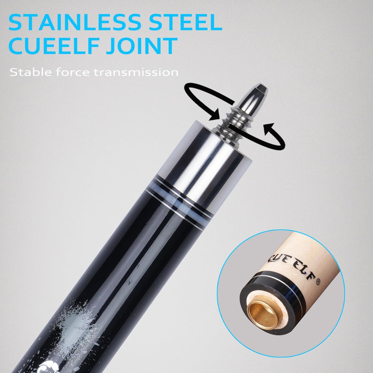 Scorpion 58" Maple Pool Cue 19.5-21oz