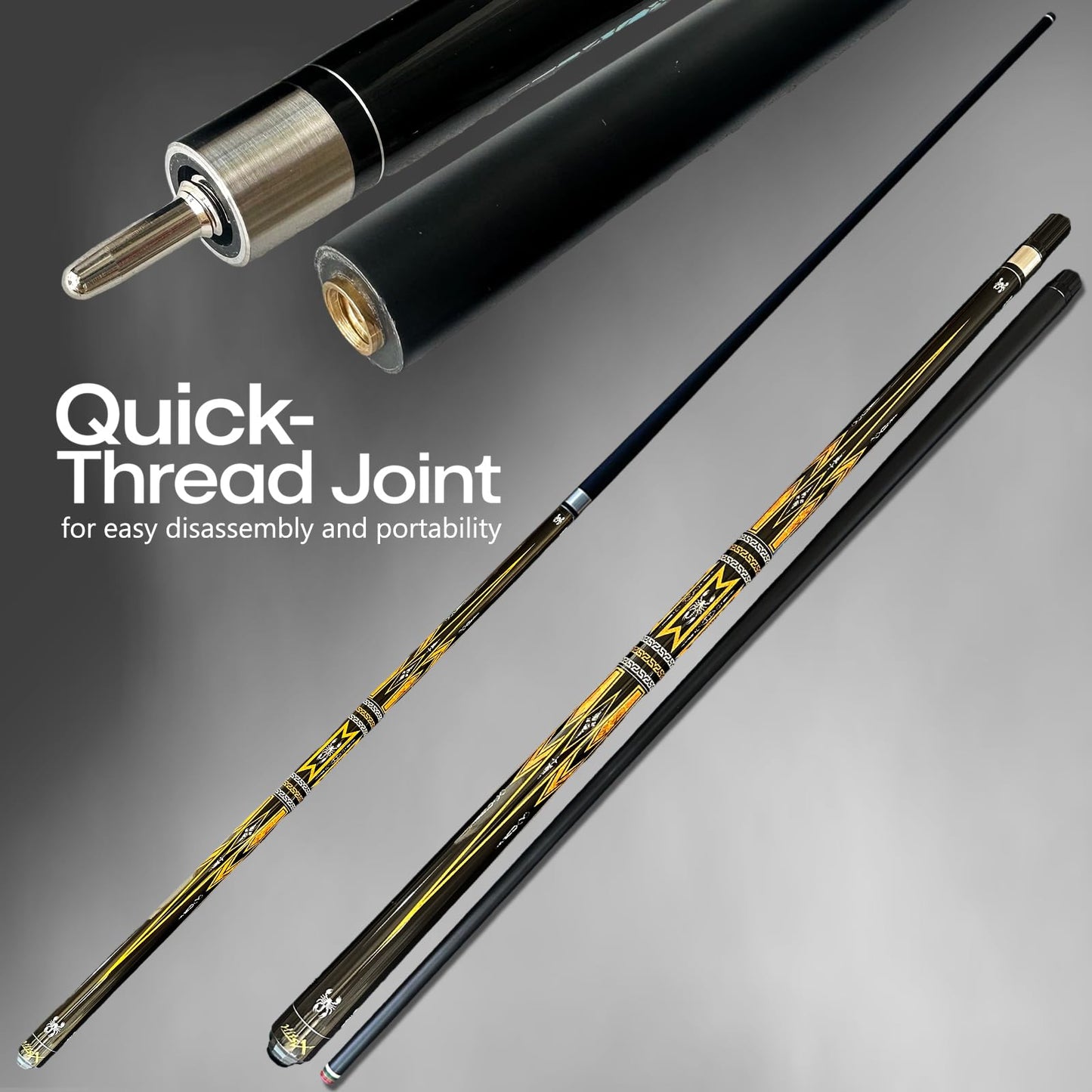 Tai Ba 2-Piece Pool Cue 58"