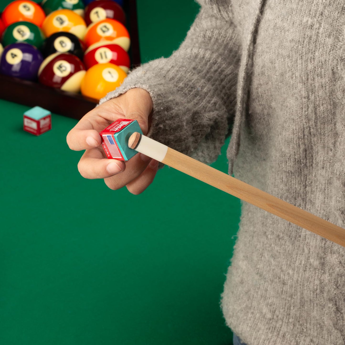 Master Billiard/Pool Cue Chalk Box, 12 Cubes