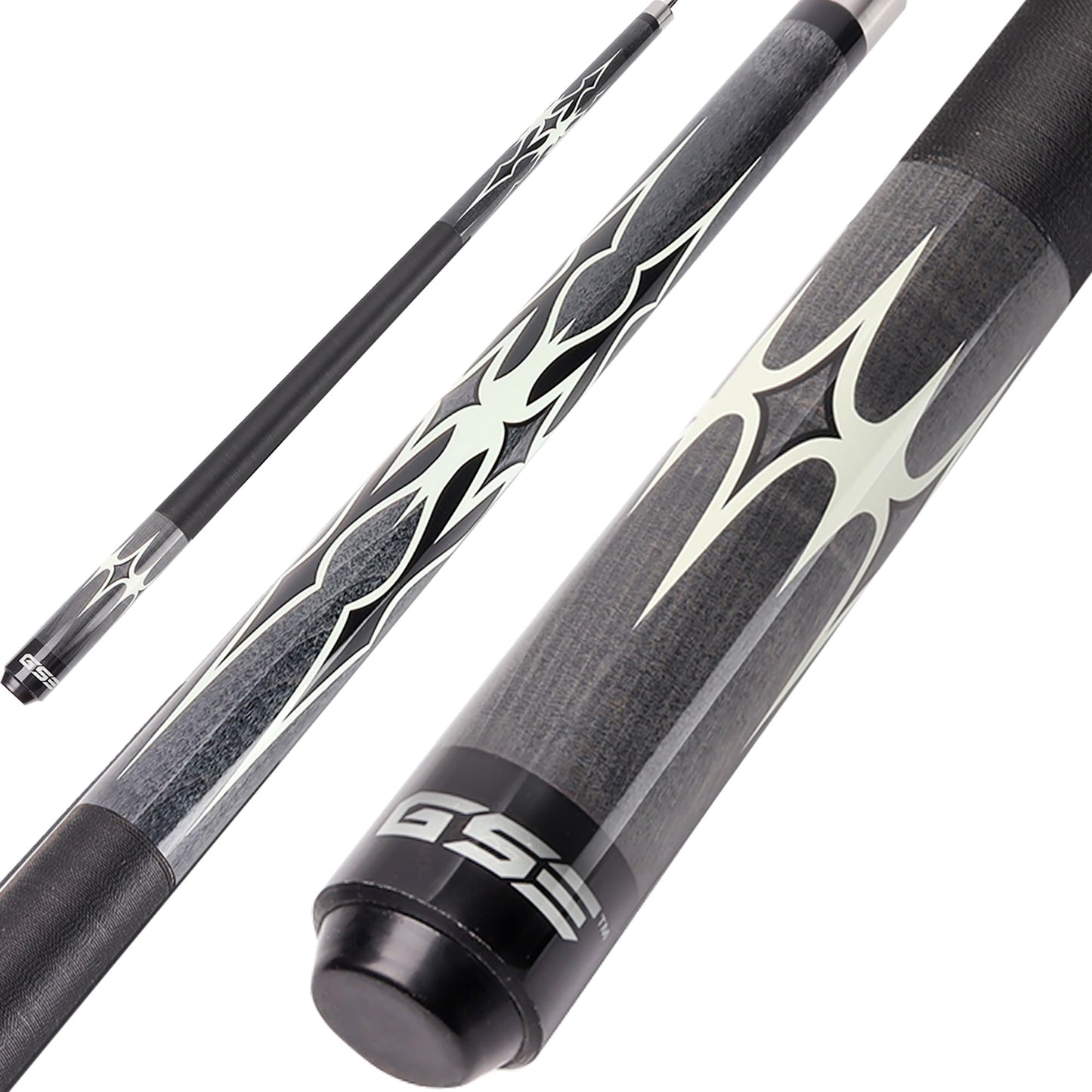 GSE 58" 2-Piece Maple Pool Cue – 18-21oz