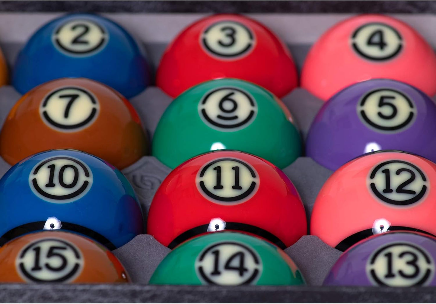 Aramith Tournament Black TV Billiard Pool Ball Set 2 1/4"…