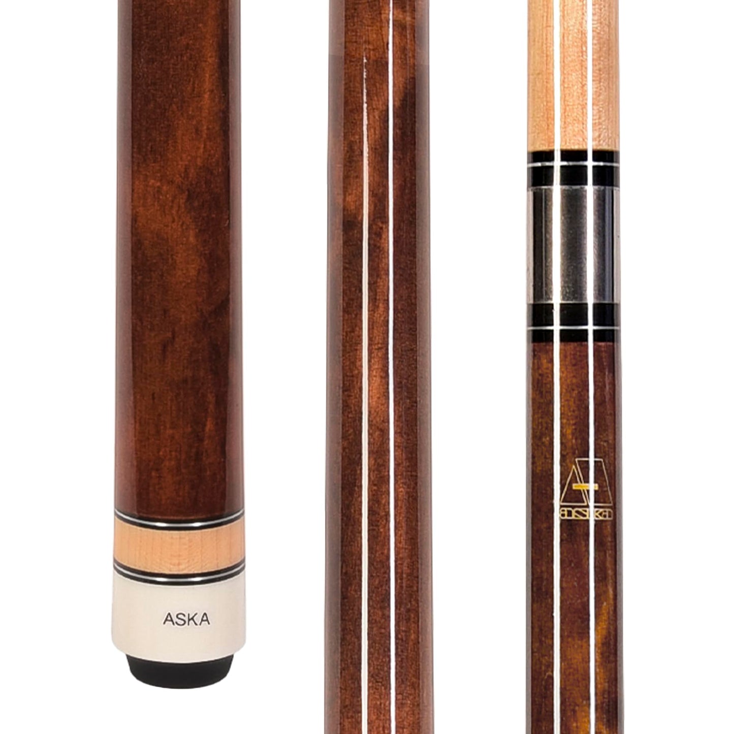 ASKA L3 58" No Wrap Pool Cue – Maple, 13mm Tip