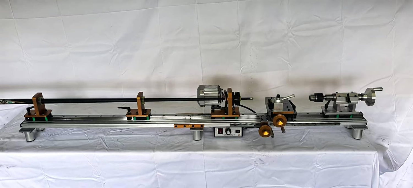 Removable Pool Cue Lathe Kit
