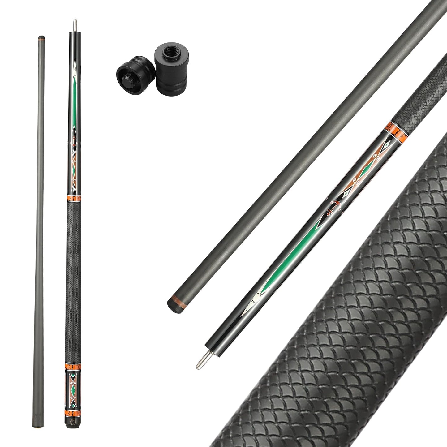 CROWN ME Carbon Fiber Pool Cue 20oz