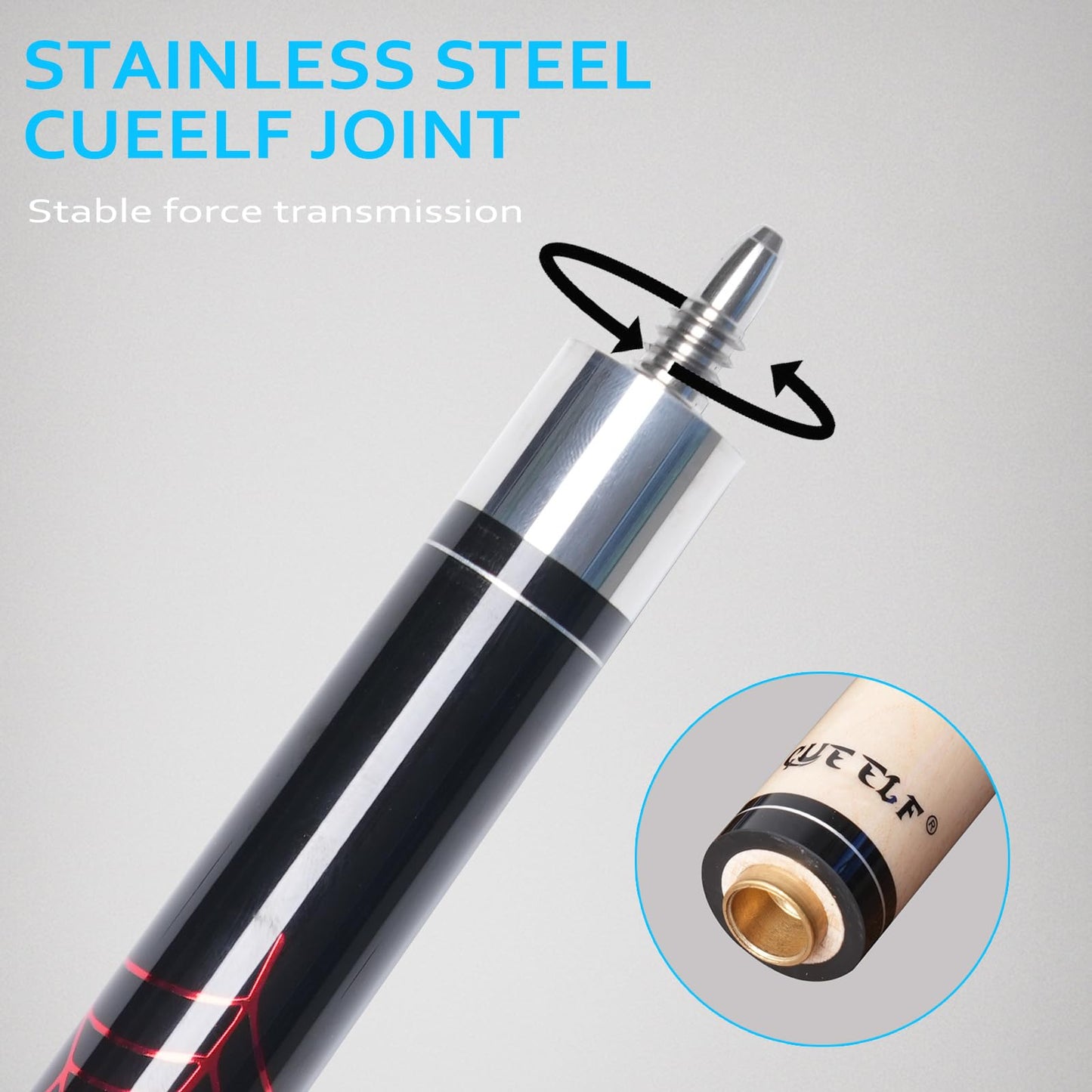 Professional Pool Cue Stick 19.5-21oz