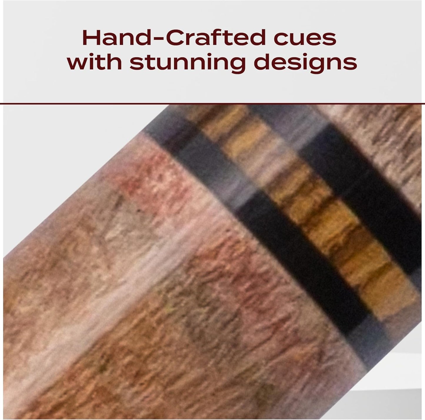 Meucci Rainbow Stain Pool Cue 19oz