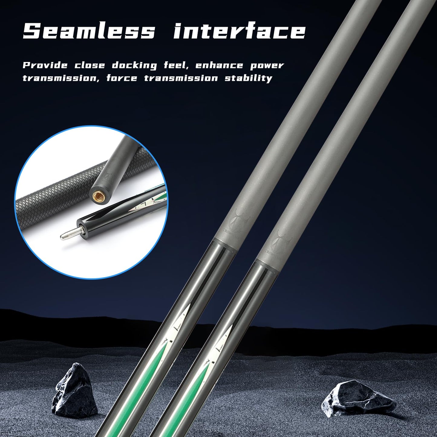 CROWN ME Carbon Fiber Pool Cue 20oz