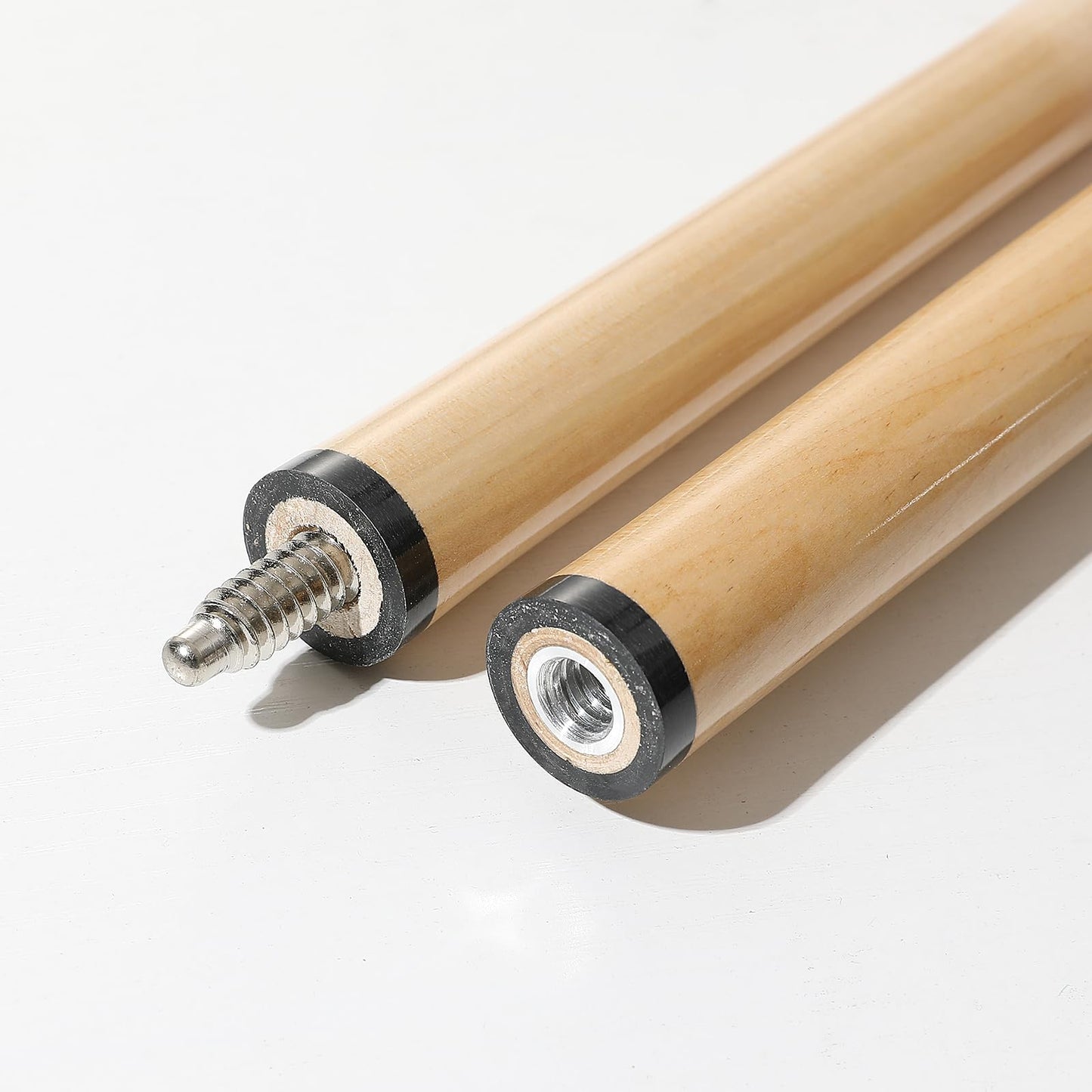 2-Piece Coffee Pool Cue Stick 20oz – 13mm Tip