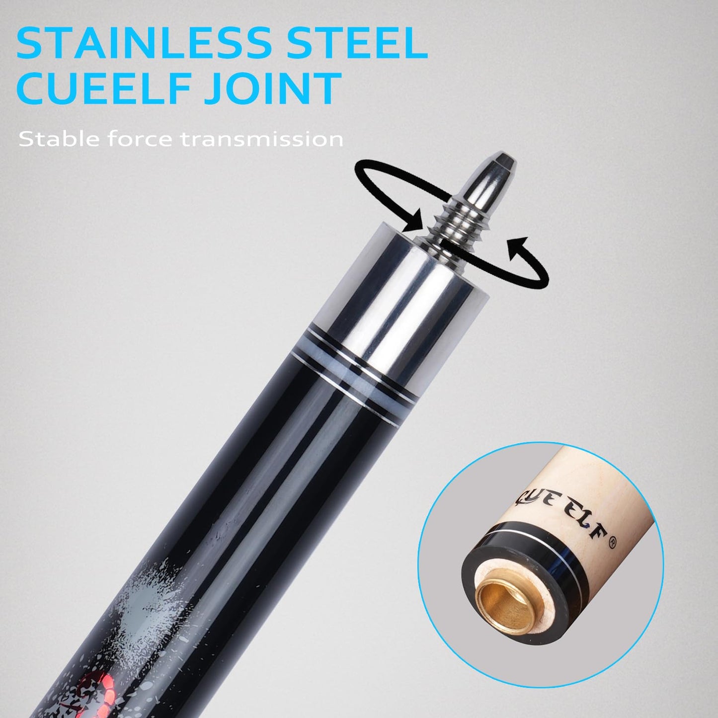 Scorpion 58" Maple Pool Cue 19.5-21oz