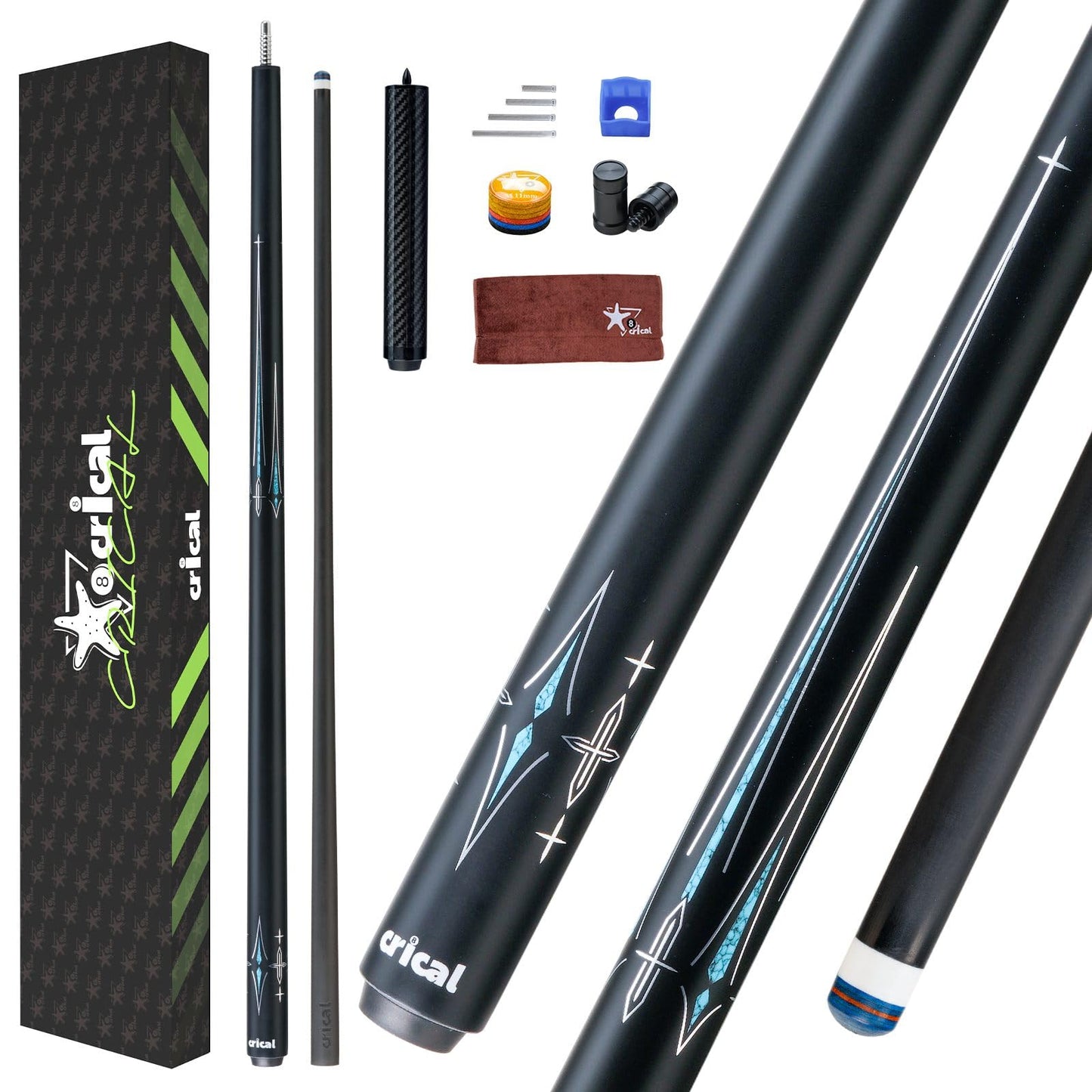 CRICAL 58" Carbon Fiber Pool Cue