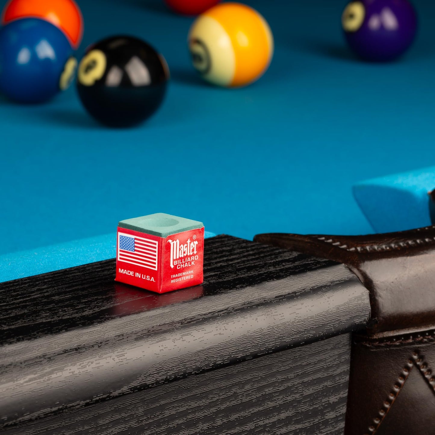 Master Billiard/Pool Cue Chalk Box, 12 Cubes