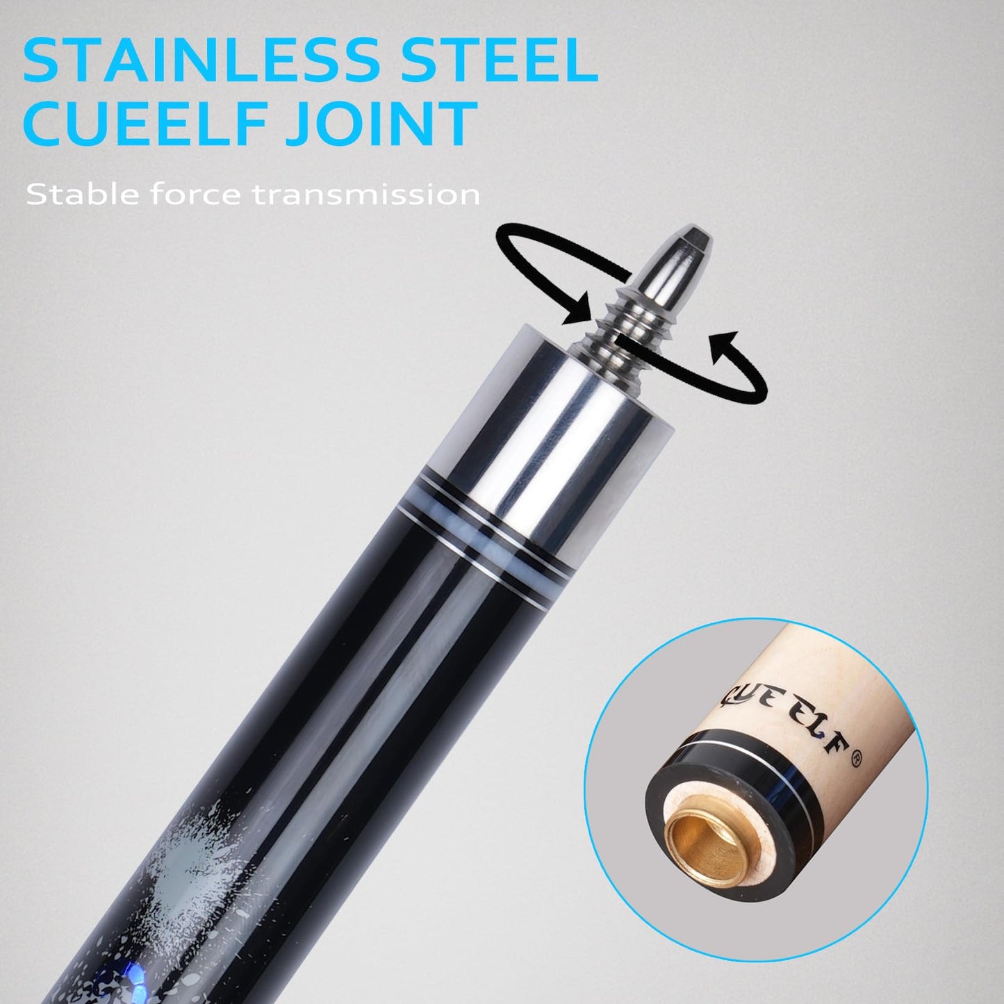 Scorpion 58" Maple Pool Cue 19.5-21oz