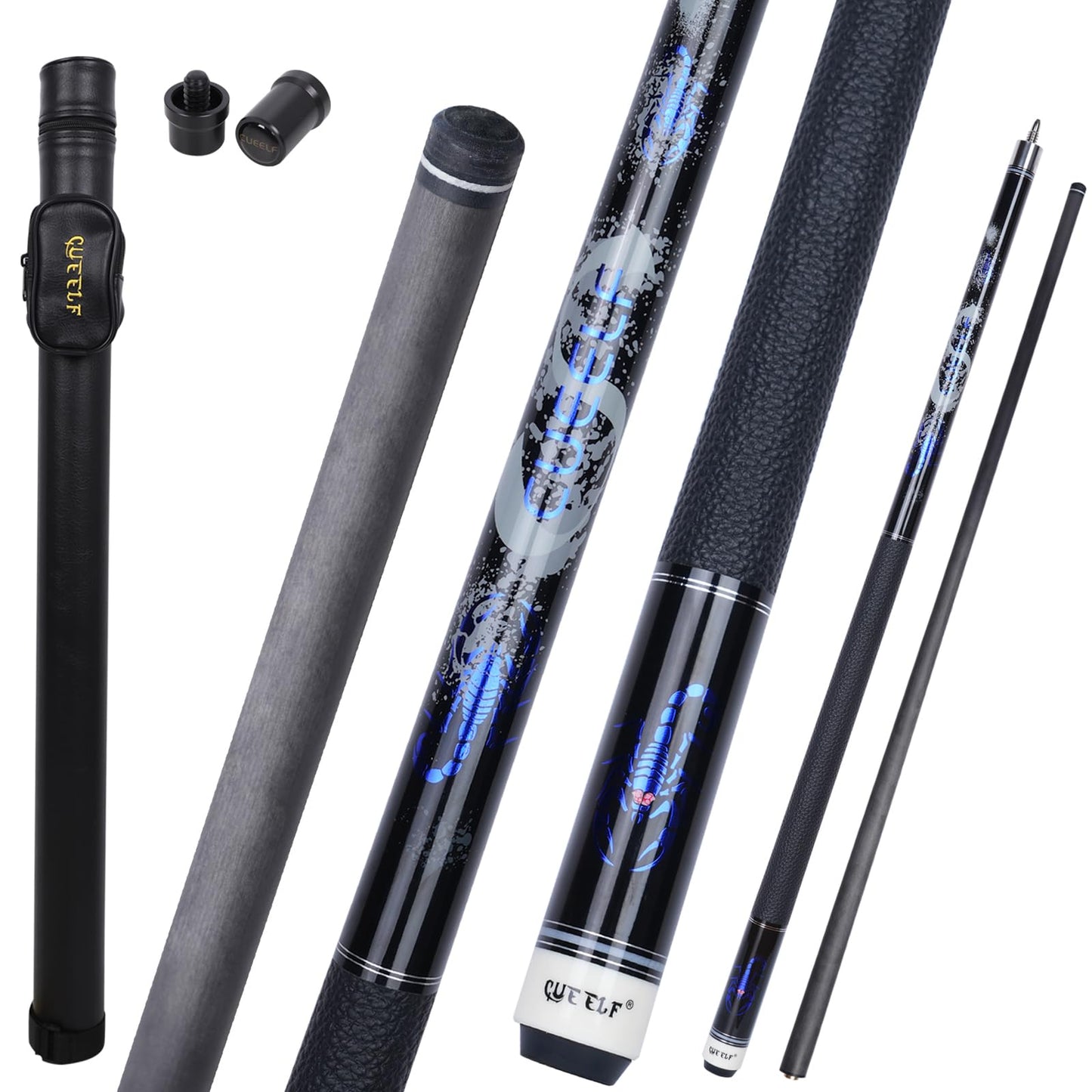 Carbon Fiber Professional Pool Cue 12.5mm