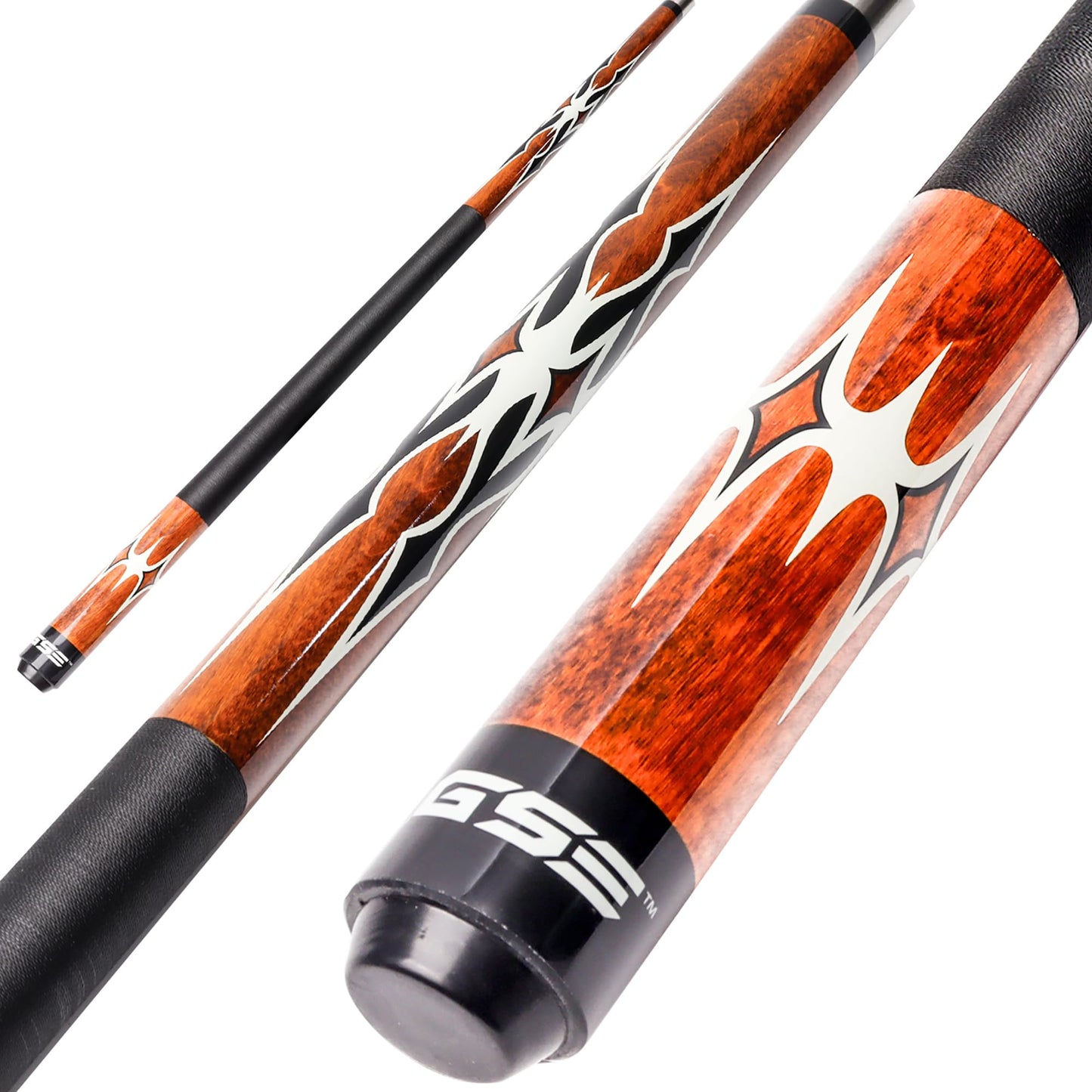 GSE 58" 2-Piece Maple Pool Cue – 18-21oz