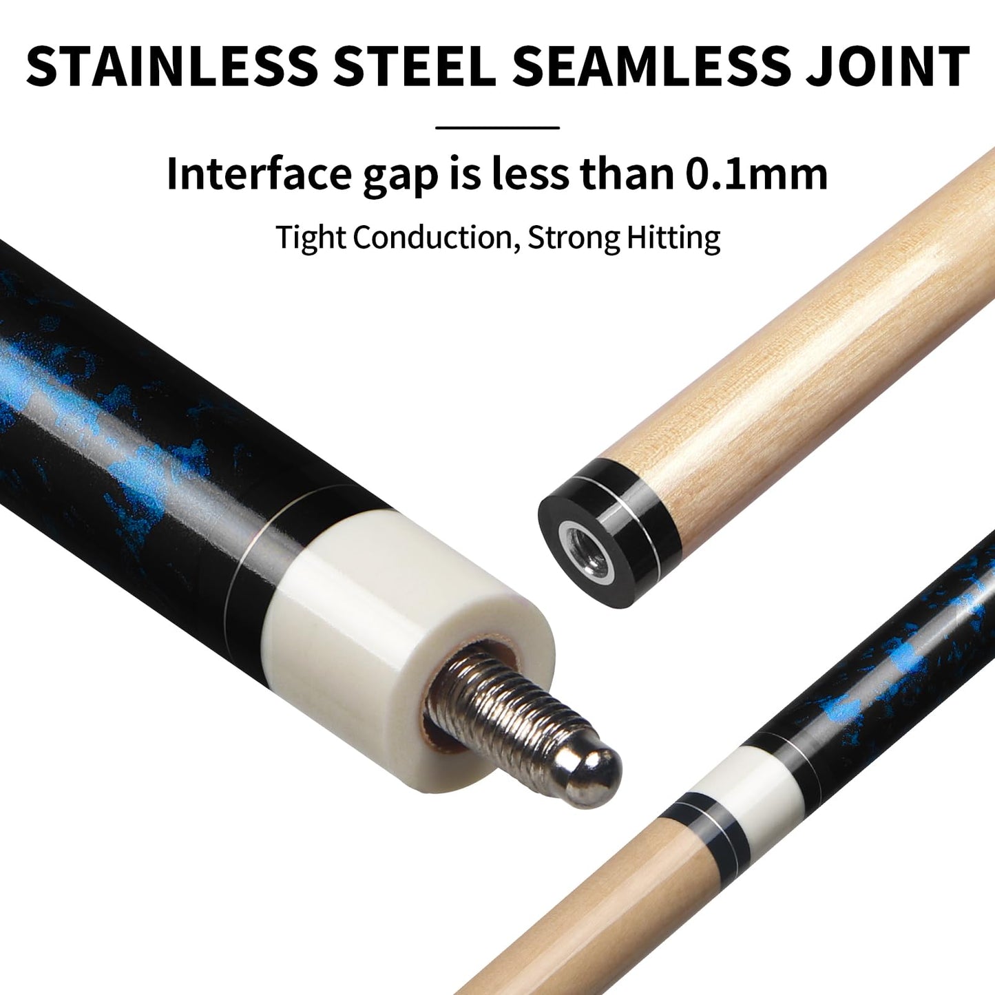 LOTKEY 4-Piece Pool Cue Set