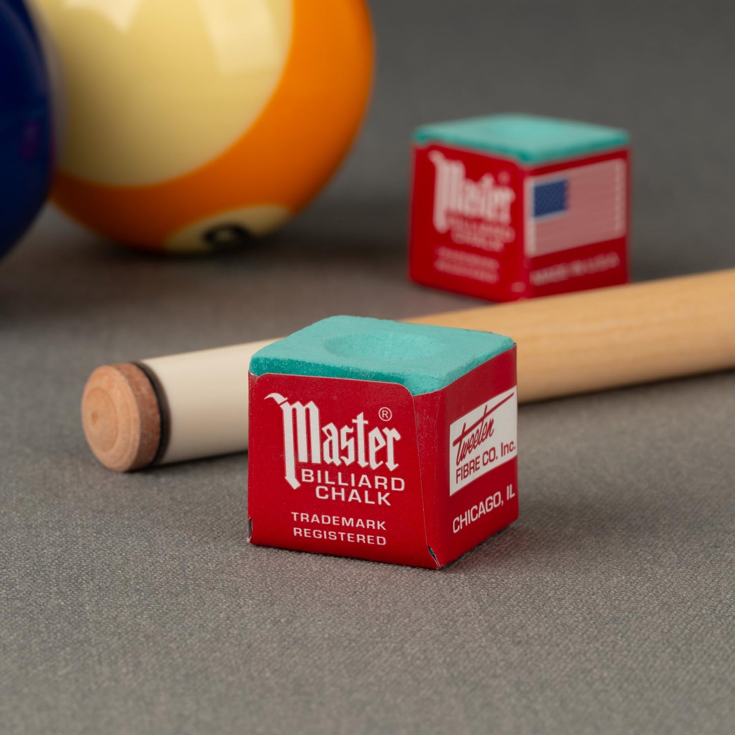 Master Billiard/Pool Cue Chalk Box, 12 Cubes