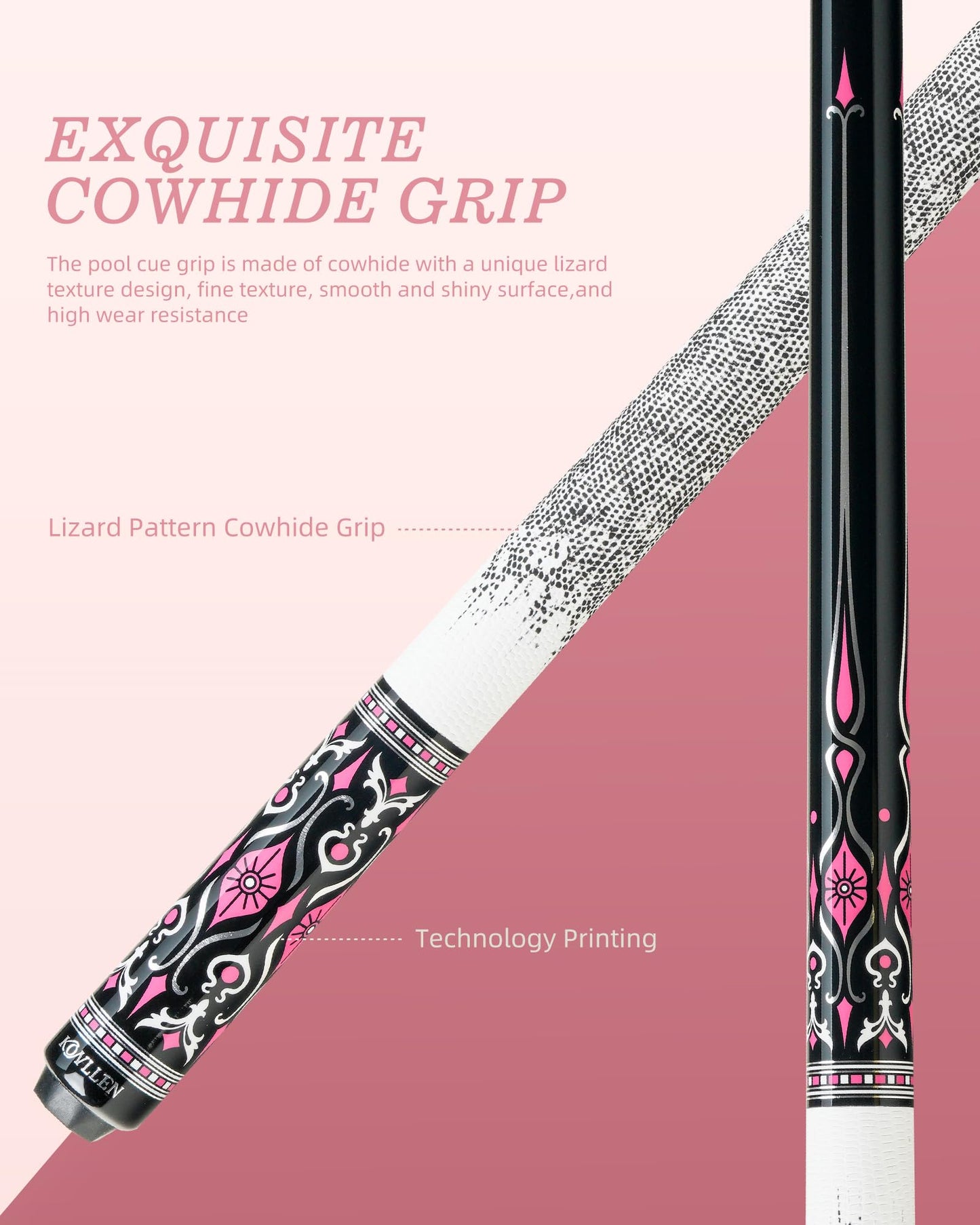 KONLLEN 58" Carbon Fiber Pool Cue