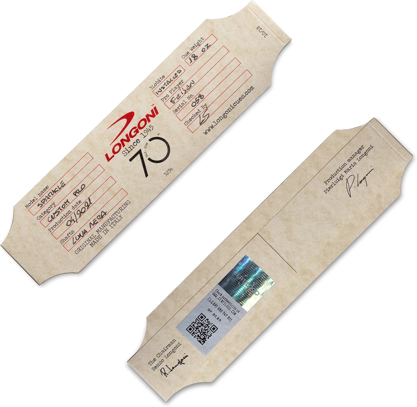 Longoni Niels Feijen Sparkle Cue