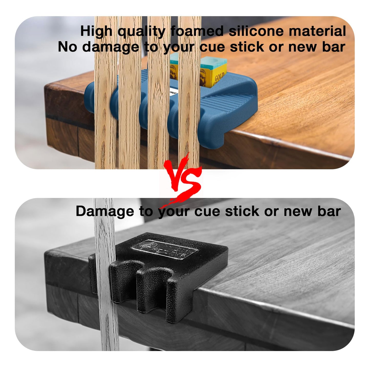 Portable Weighted Cue Rest