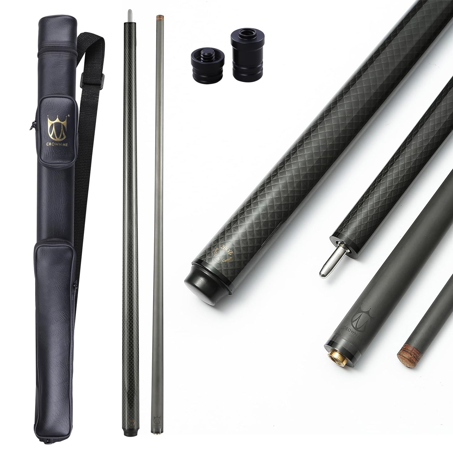 CROWN ME Carbon Fiber Pool Cue