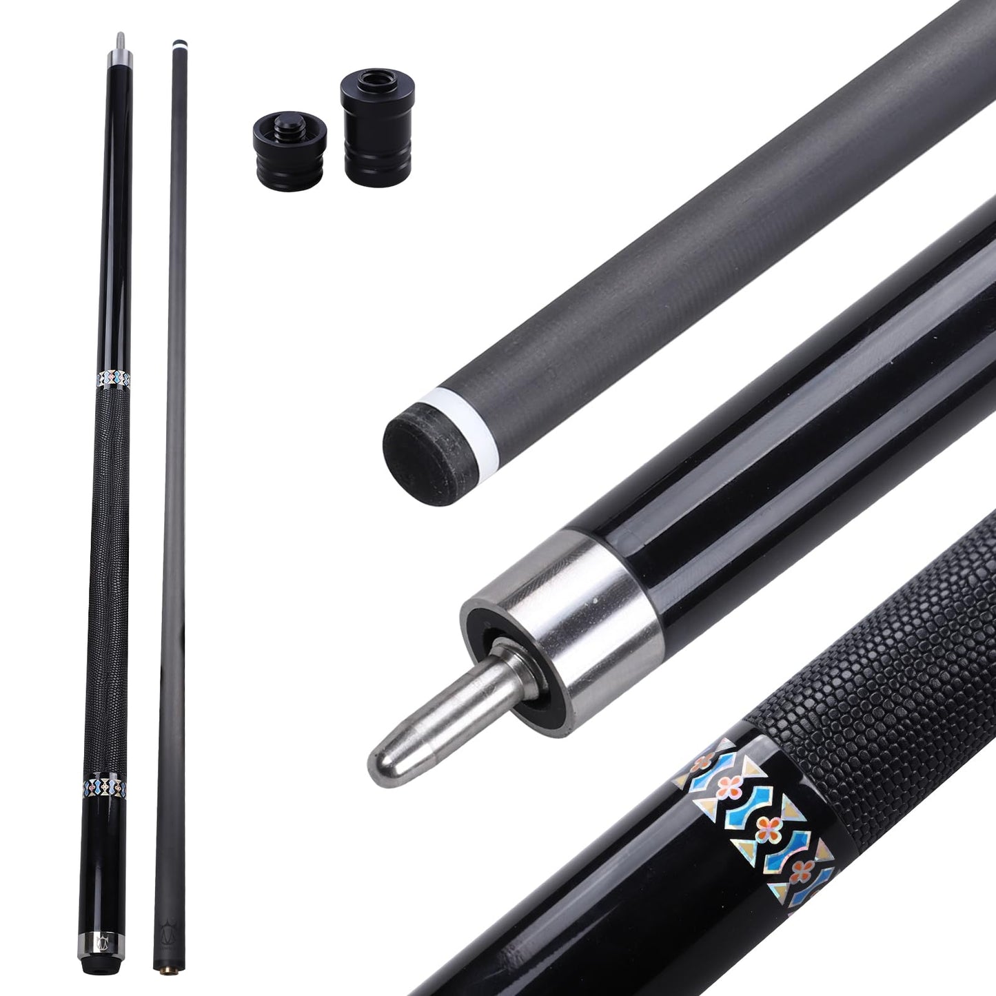 CROWN ME Carbon Fiber Pool Cue 20oz