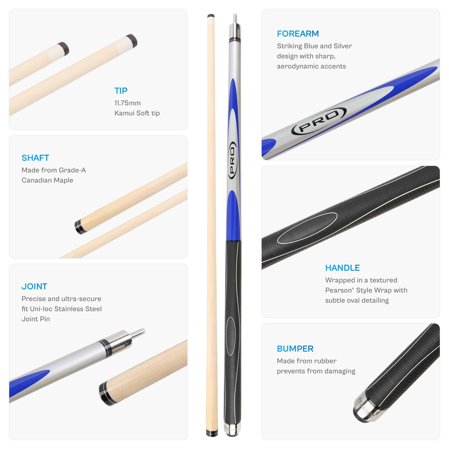 PEARSON Pro Series Pool Cue 58"