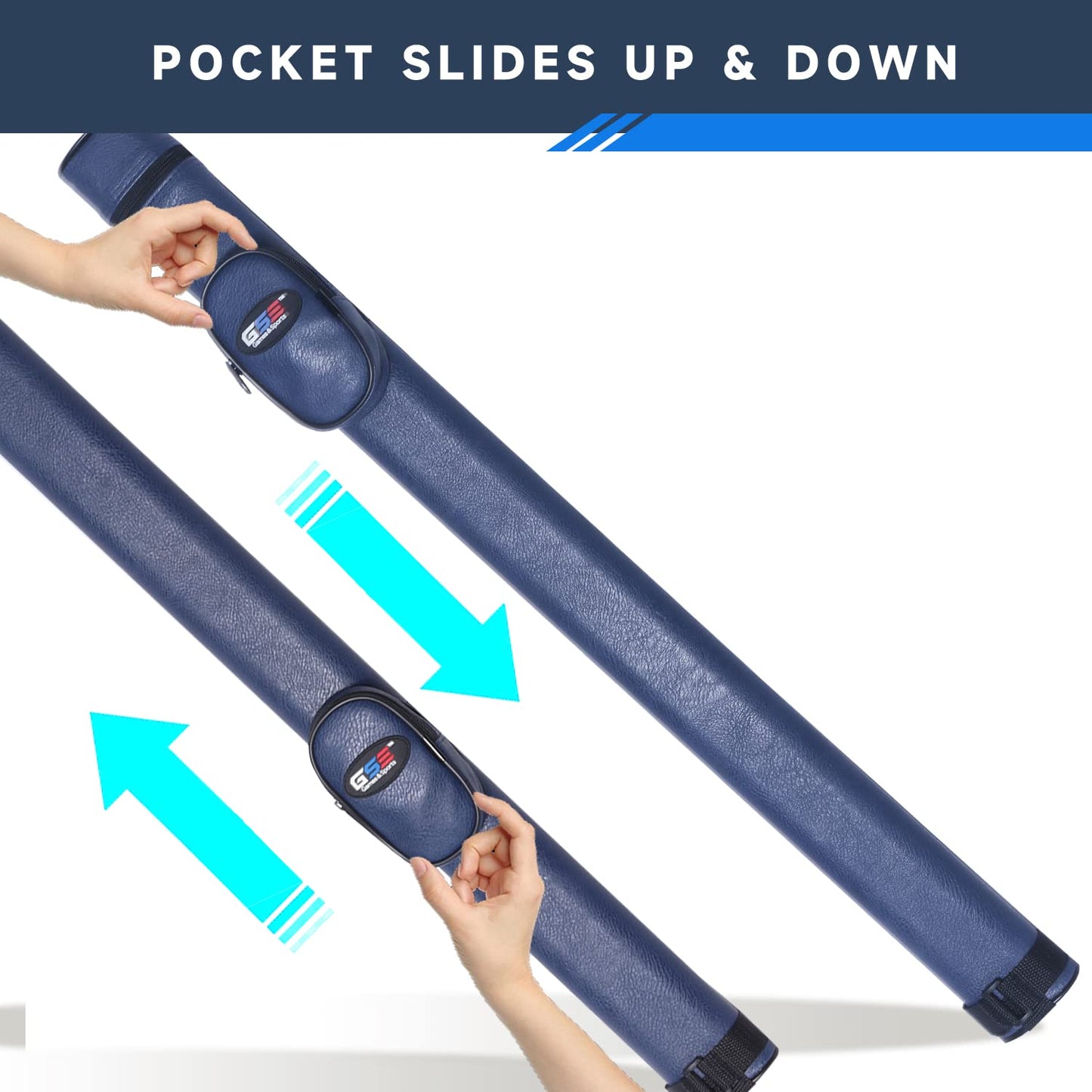 GSE Deluxe Hard Billiard Cue Case – 1x1